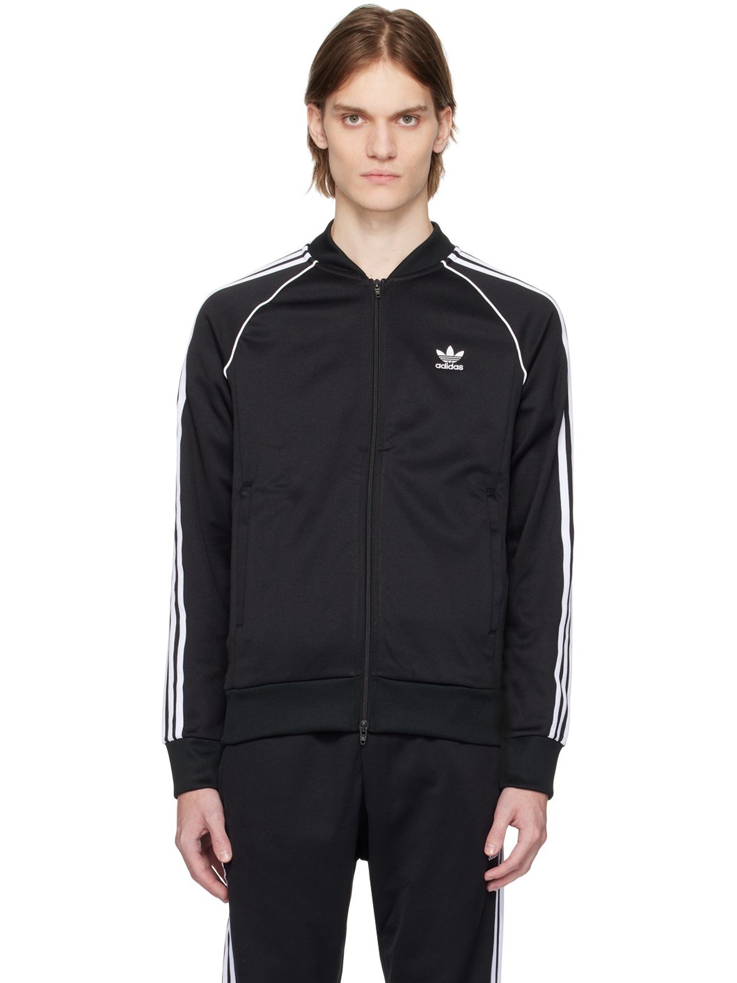 Black Adicolor Classics SST Track Jacket - 1