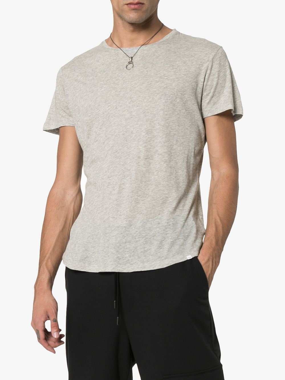 short sleeved cotton t-shirt - 3