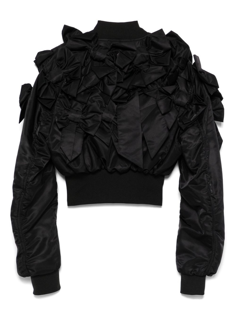 VIKTOR & ROLF Bow Bouquet bomber jacket outlook
