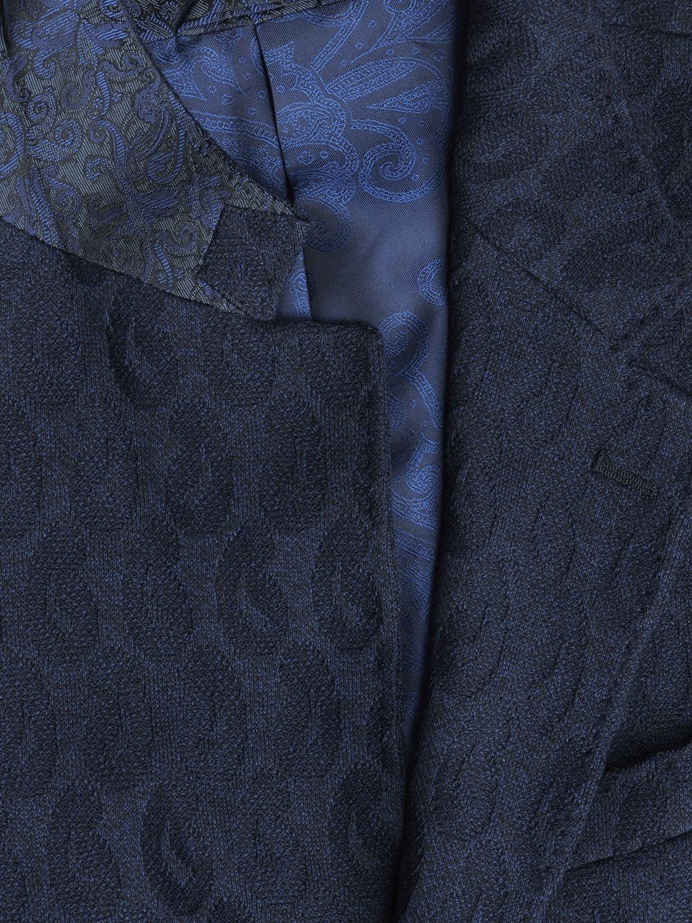 paisley-jacquard single-breasted blazer - 4