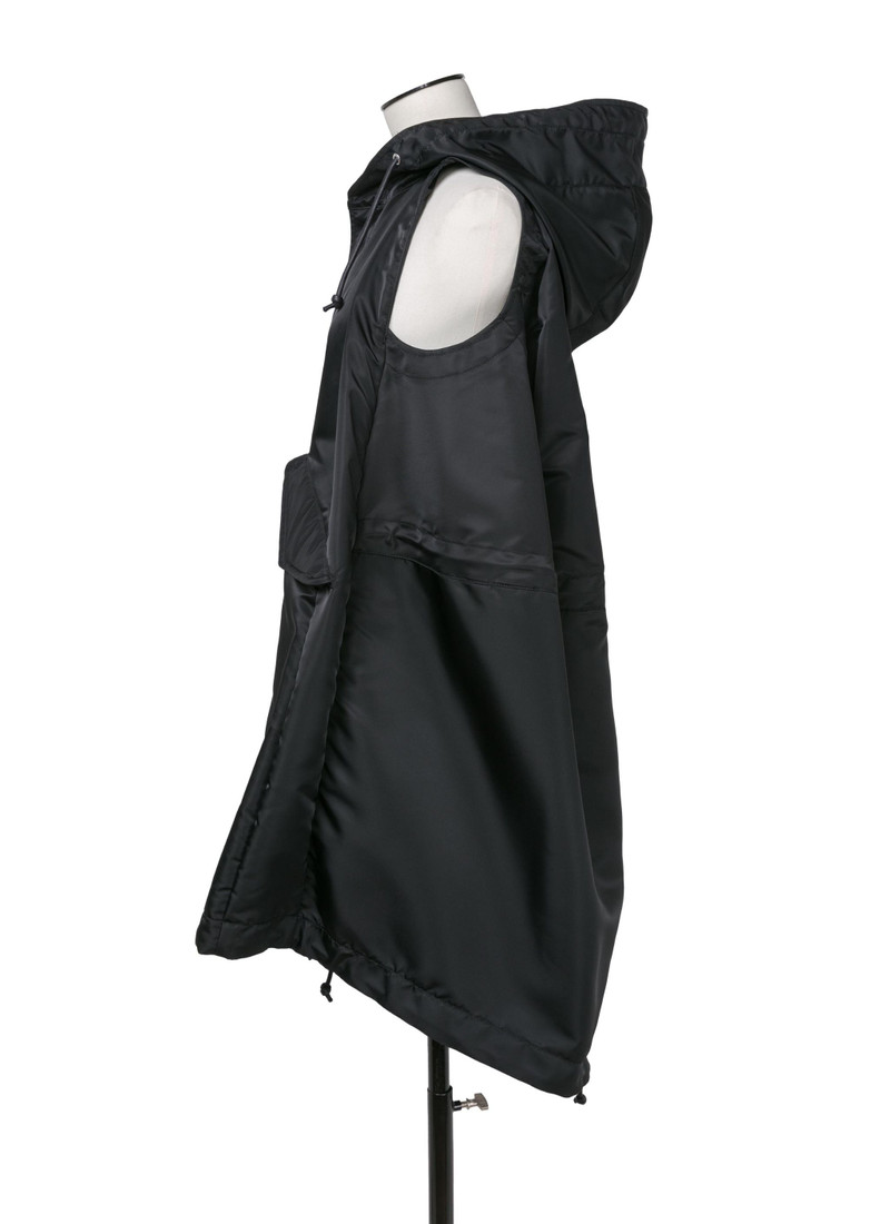 sacai Nylon Twill Hoodie Vest outlook