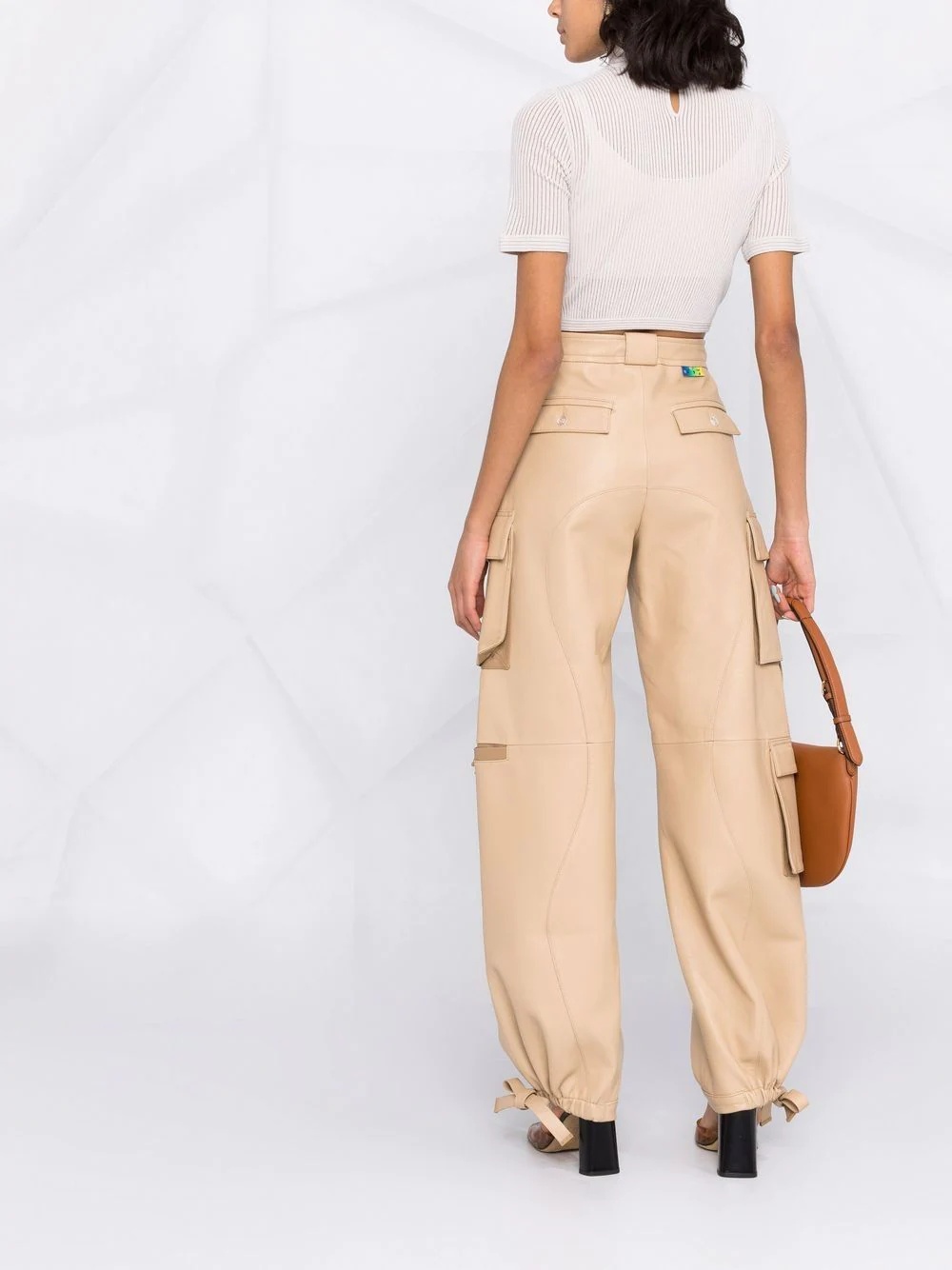 cropped knit top - 6