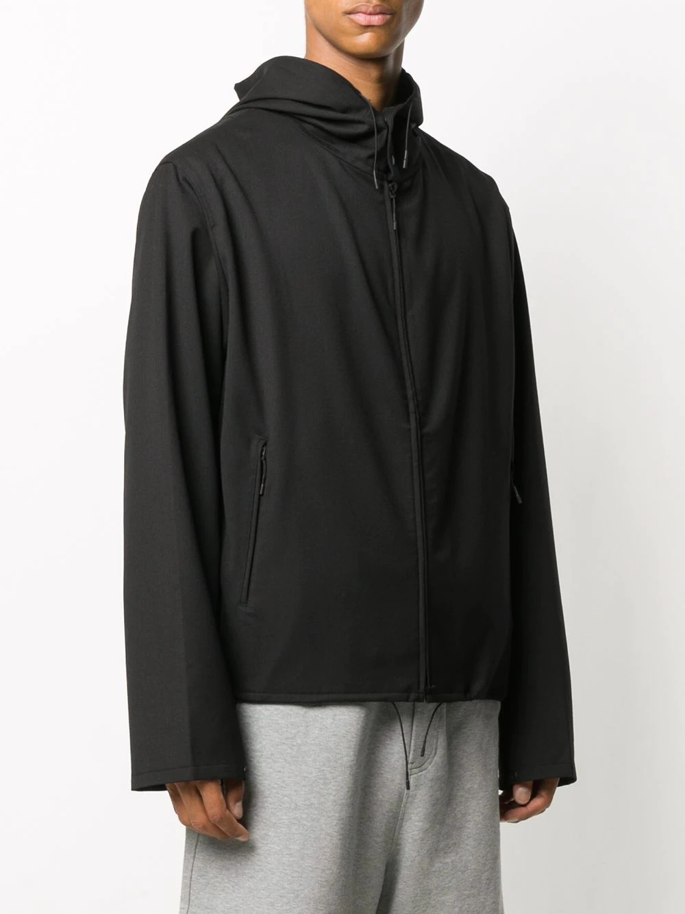 hooded zipped jacket - 2