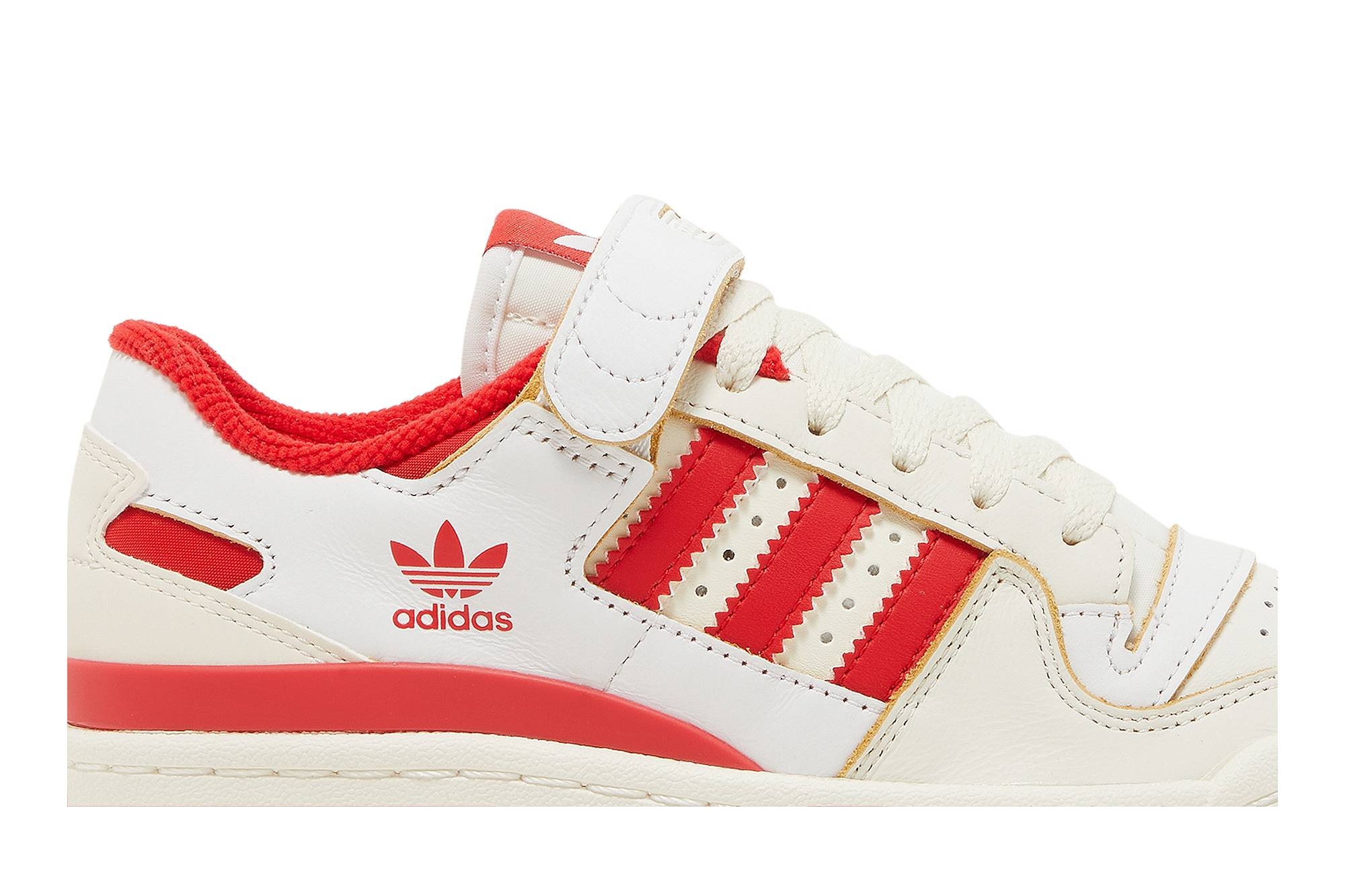 Wmns Forum 84 Low 'Off White Vivid Red' - 2