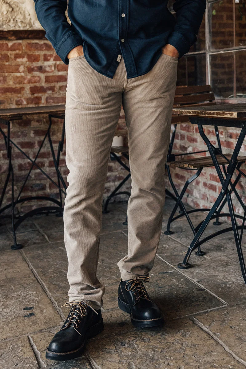 The Pen Slim Stretch 16w Corduroy - Light Gray - 1