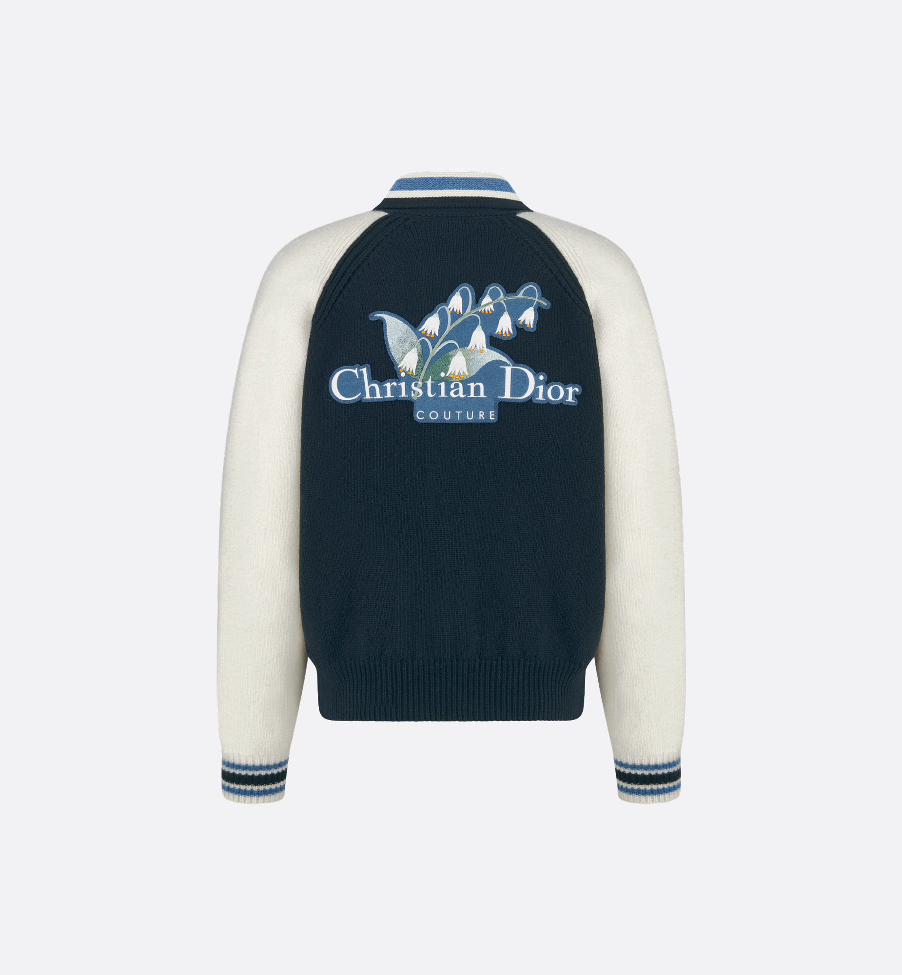 Christian Dior Couture Lily of the Valley Varsity Cardigan - 6