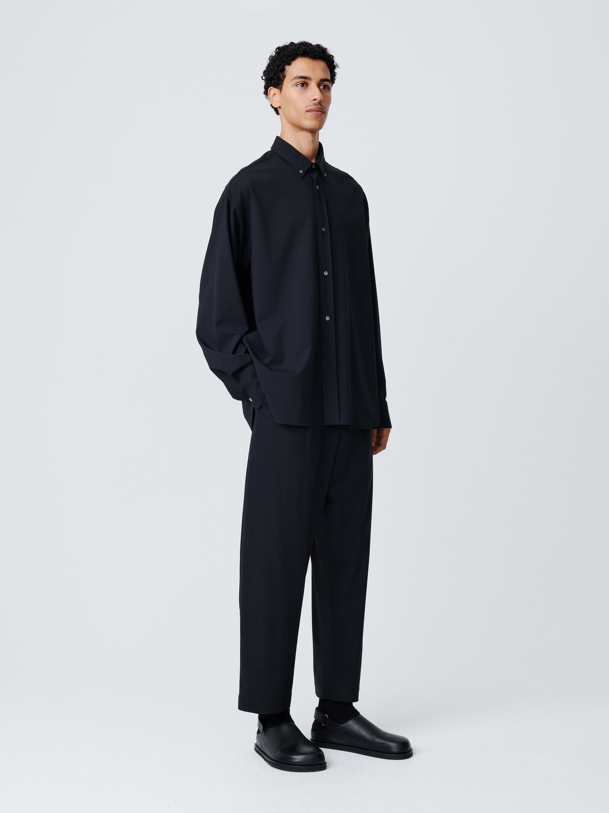Tuck Tropical Wool Pant - 4