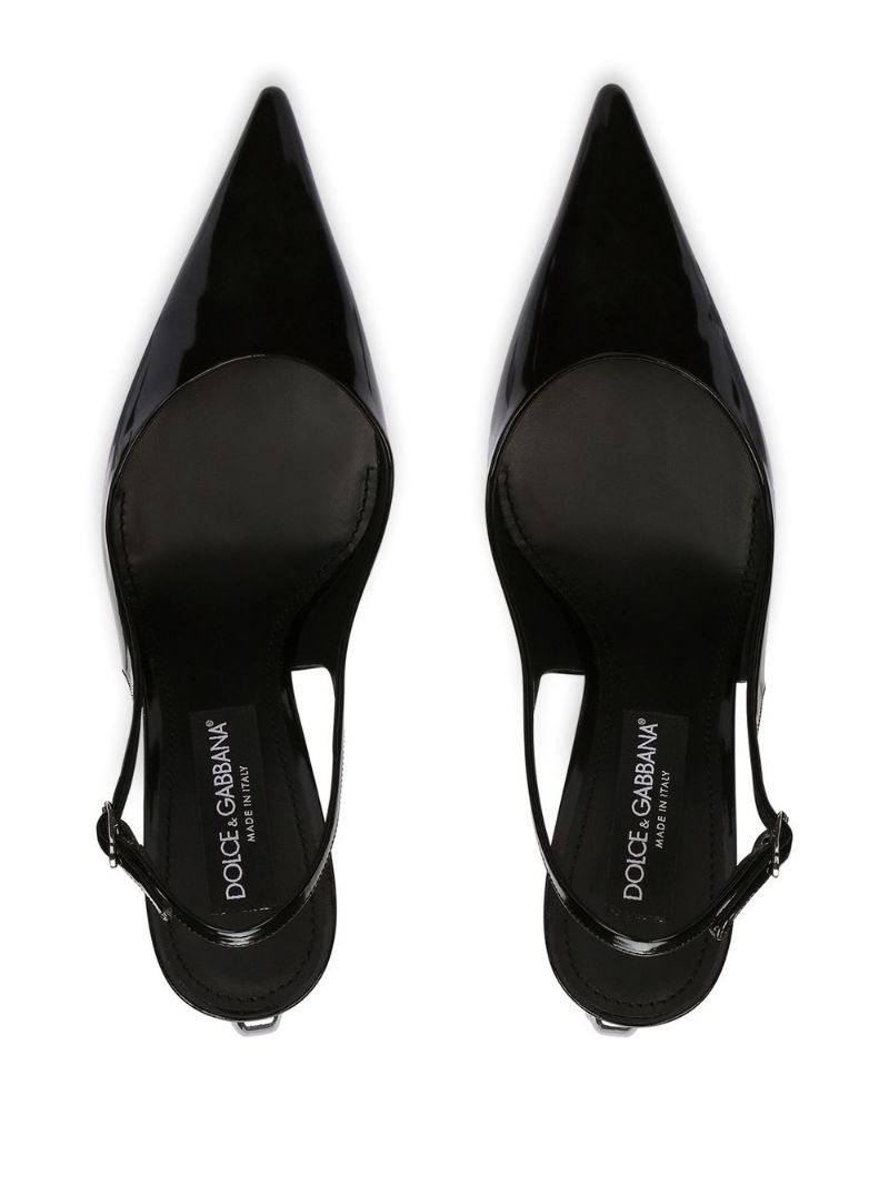 DG logo slingback pumps - 4