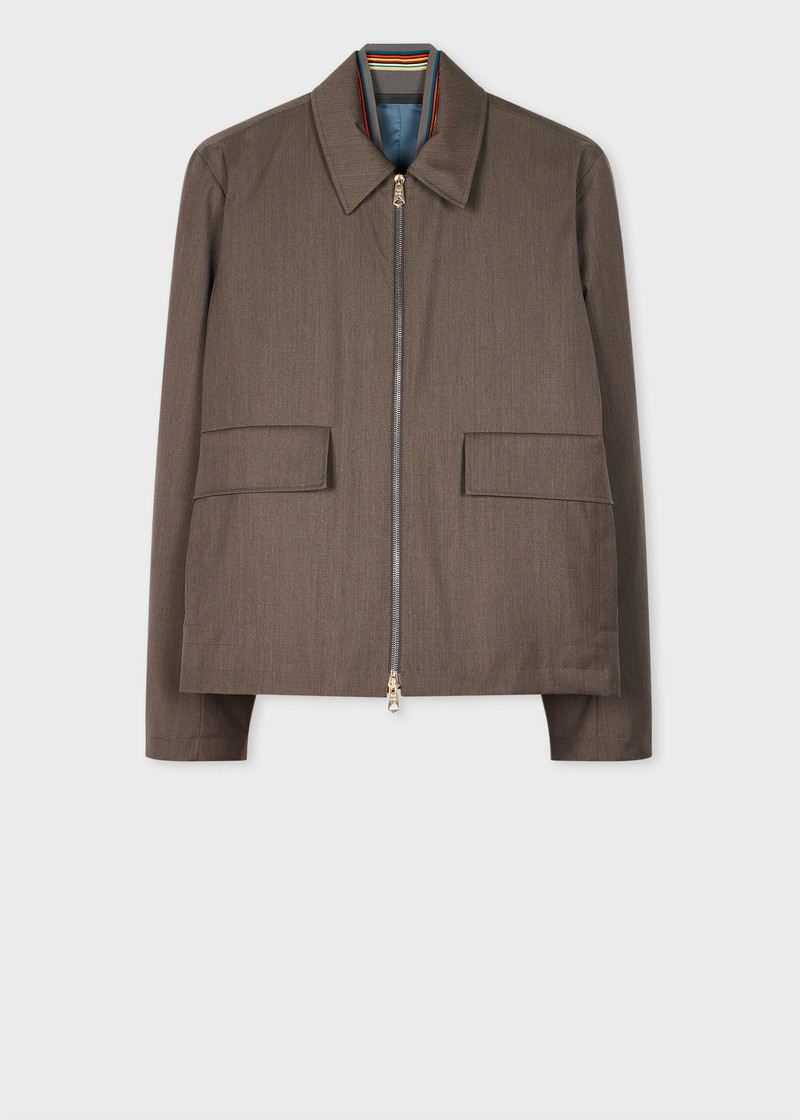Grey 'Storm System' Zip Jacket - 1
