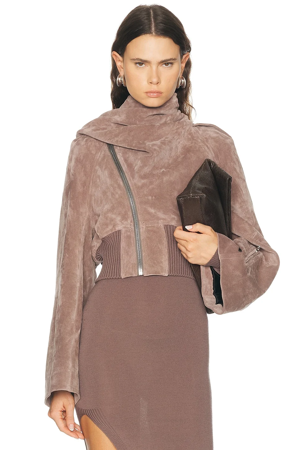 Scarf Flight Bomber Jacket - 1