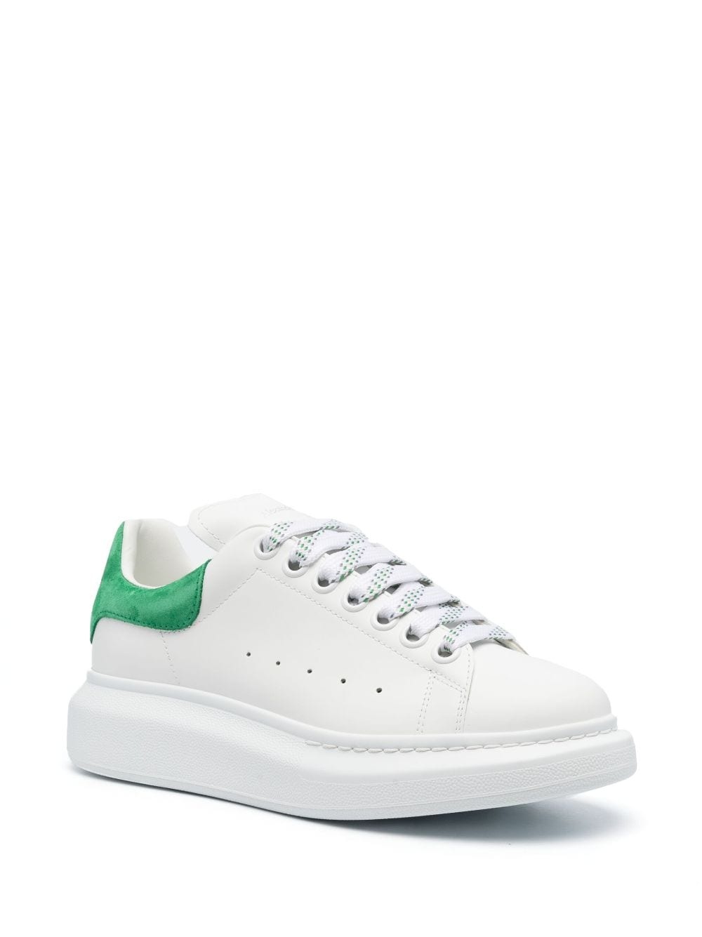 Oversized leather sneakers - 2