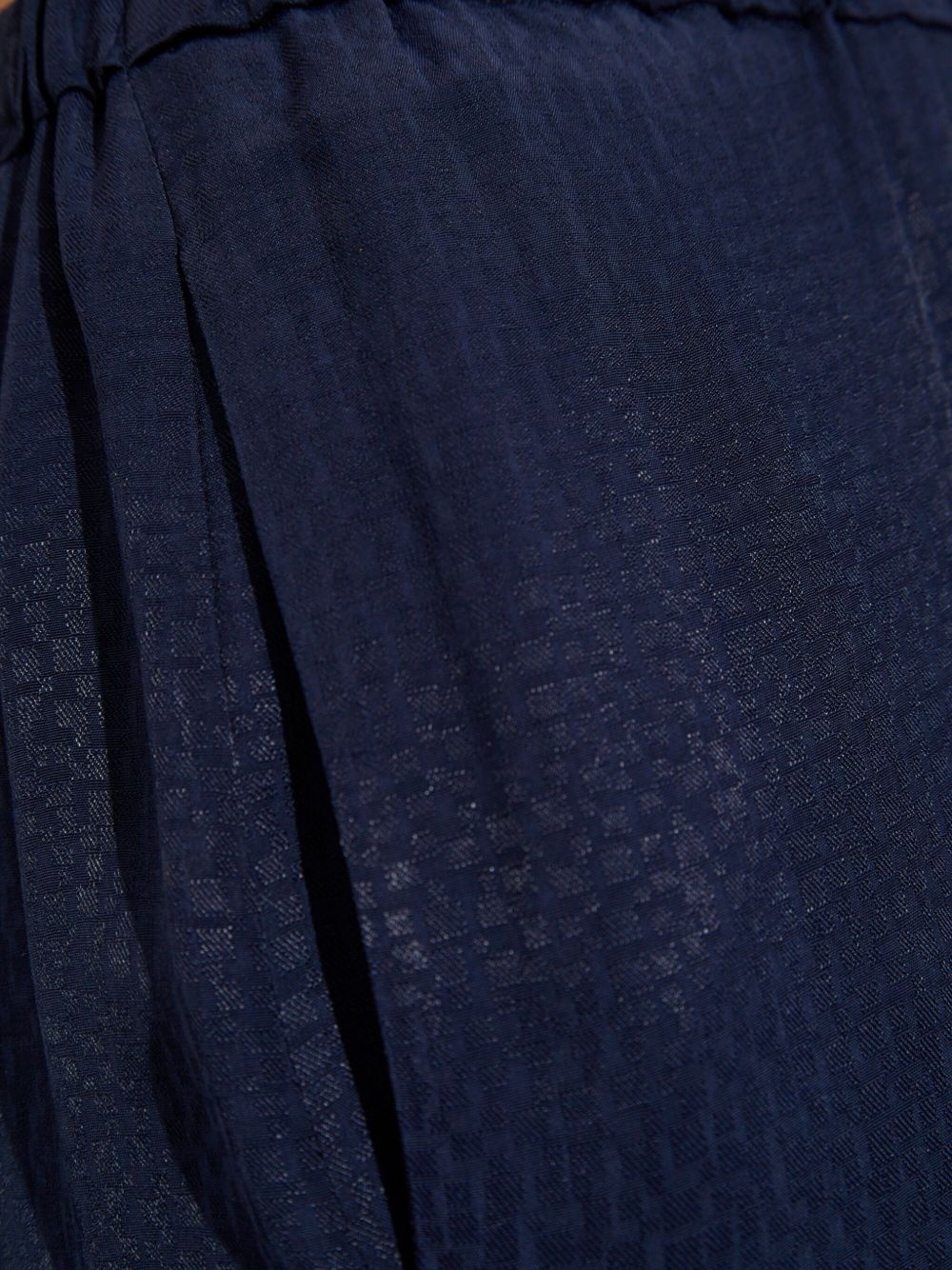 jacquard palazzo pants - 5