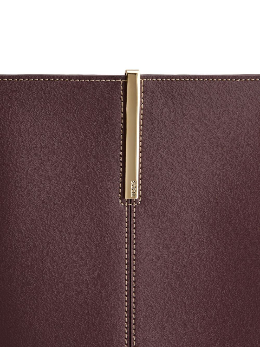medium leather tote bag - 5