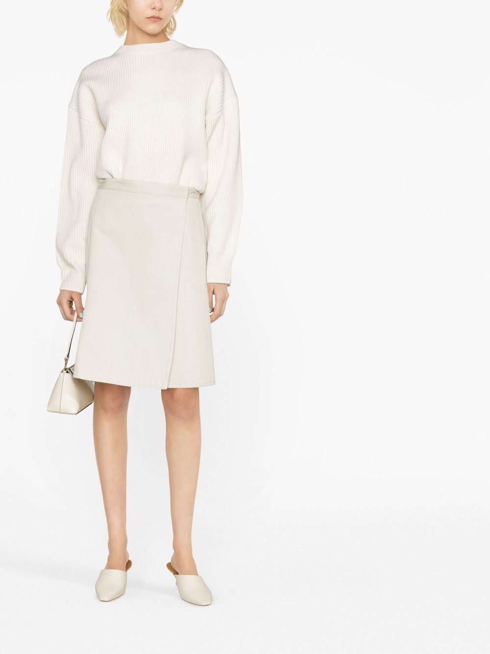 round-neck knitted jumper - 2