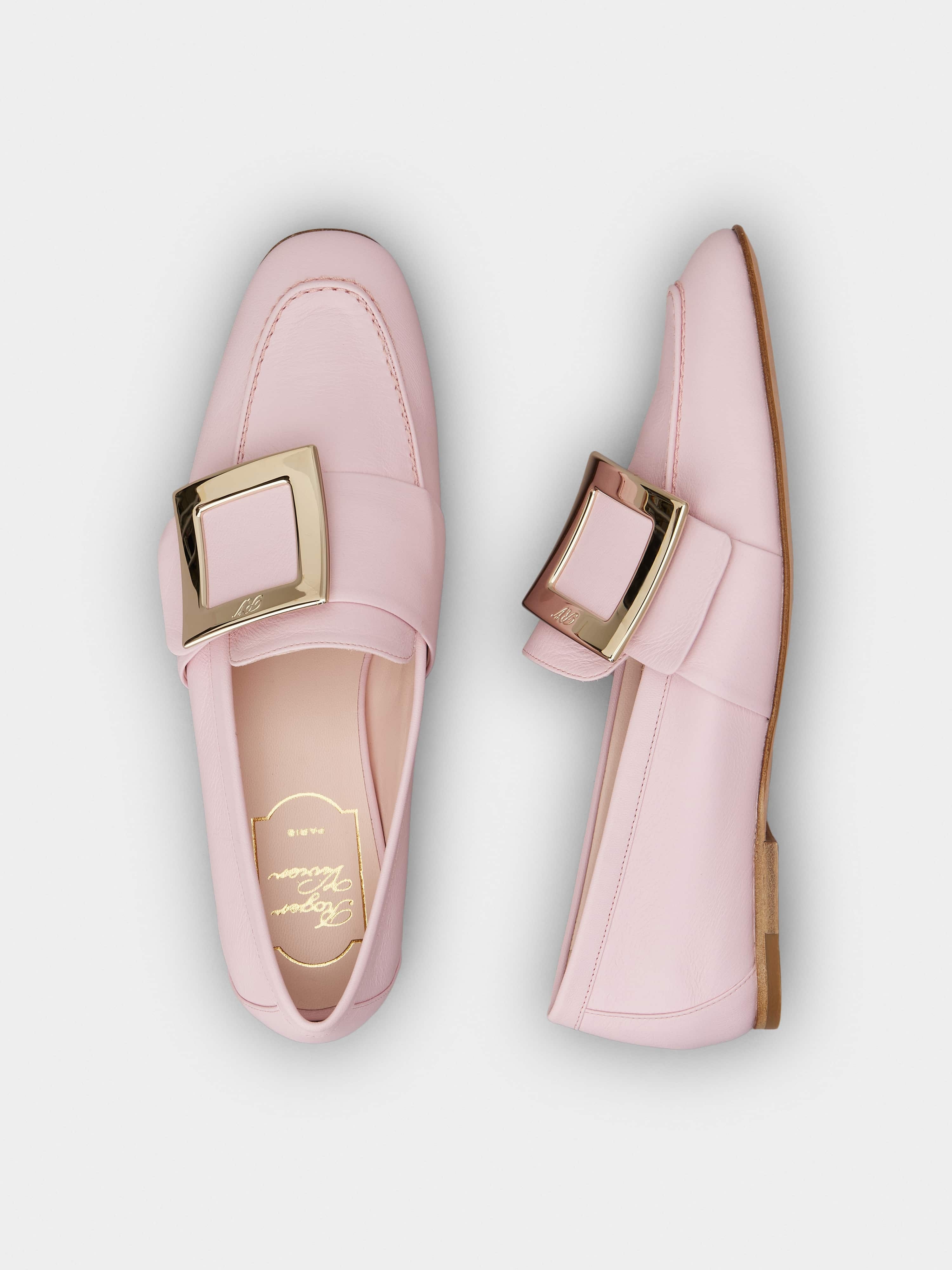 Metal Buckle Soft Loafers in Leather - 4