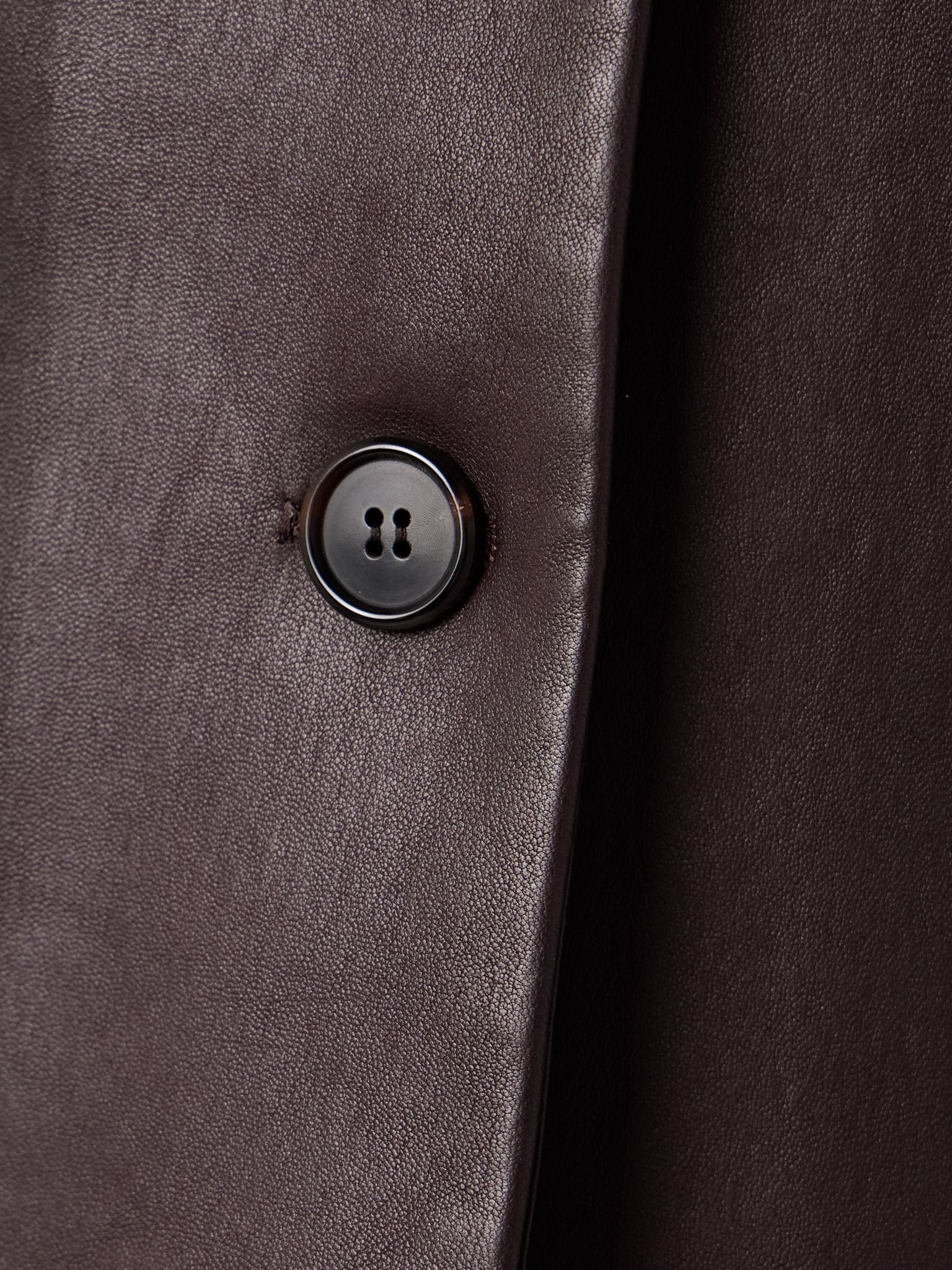 Luigi leather blazer Burgundy - 4