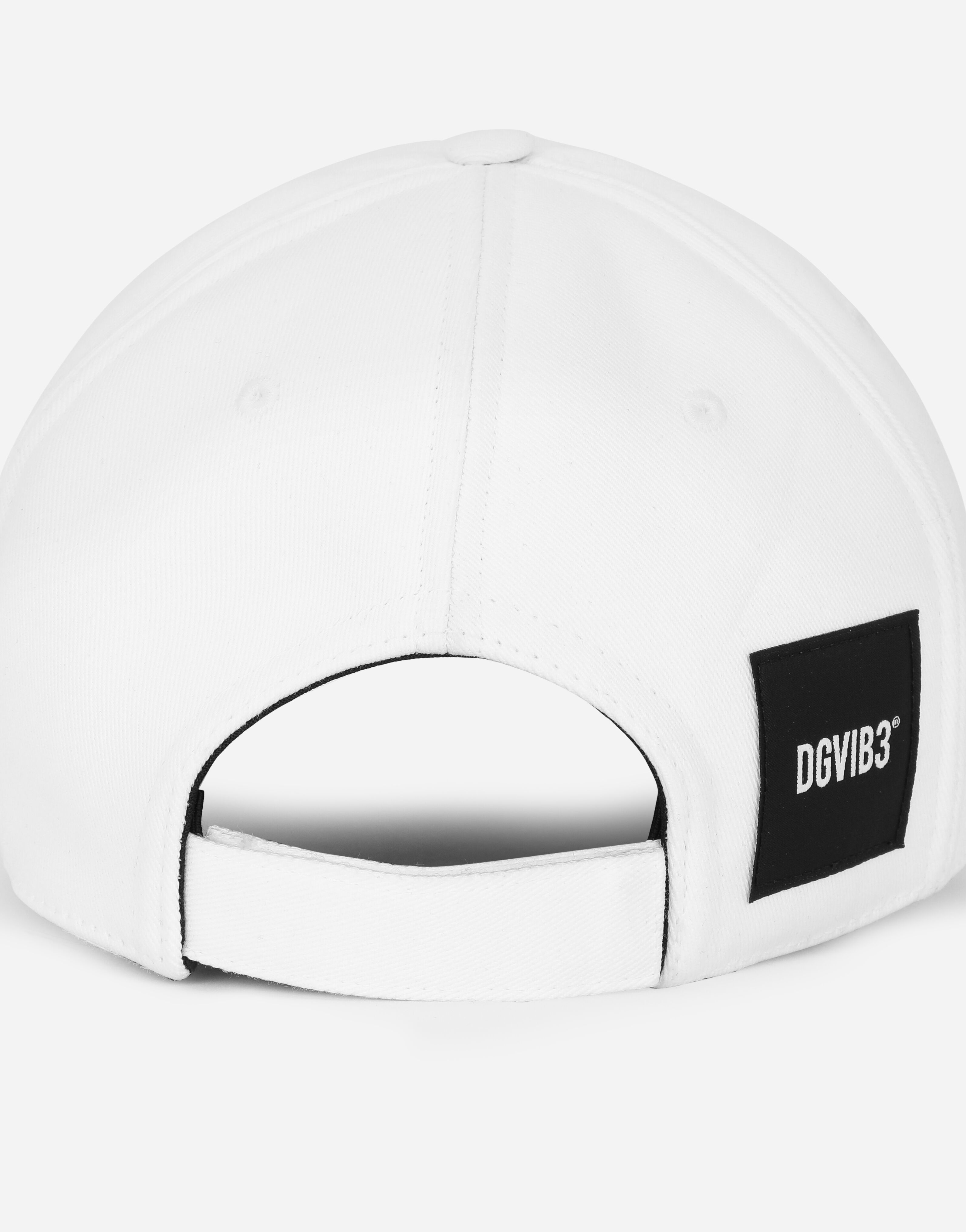 Cotton drill baseball cap with DGVIB3 embroidery - 3