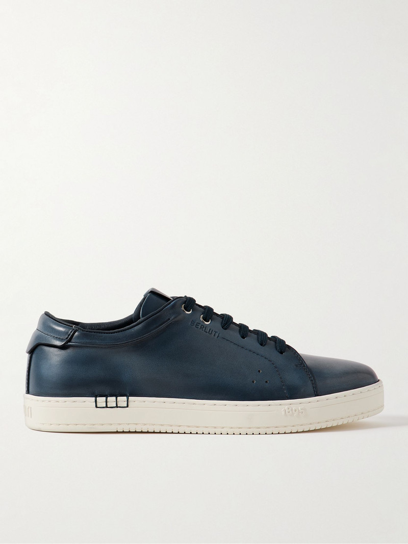 The Playtime Venezia Leather Sneakers Navy 1