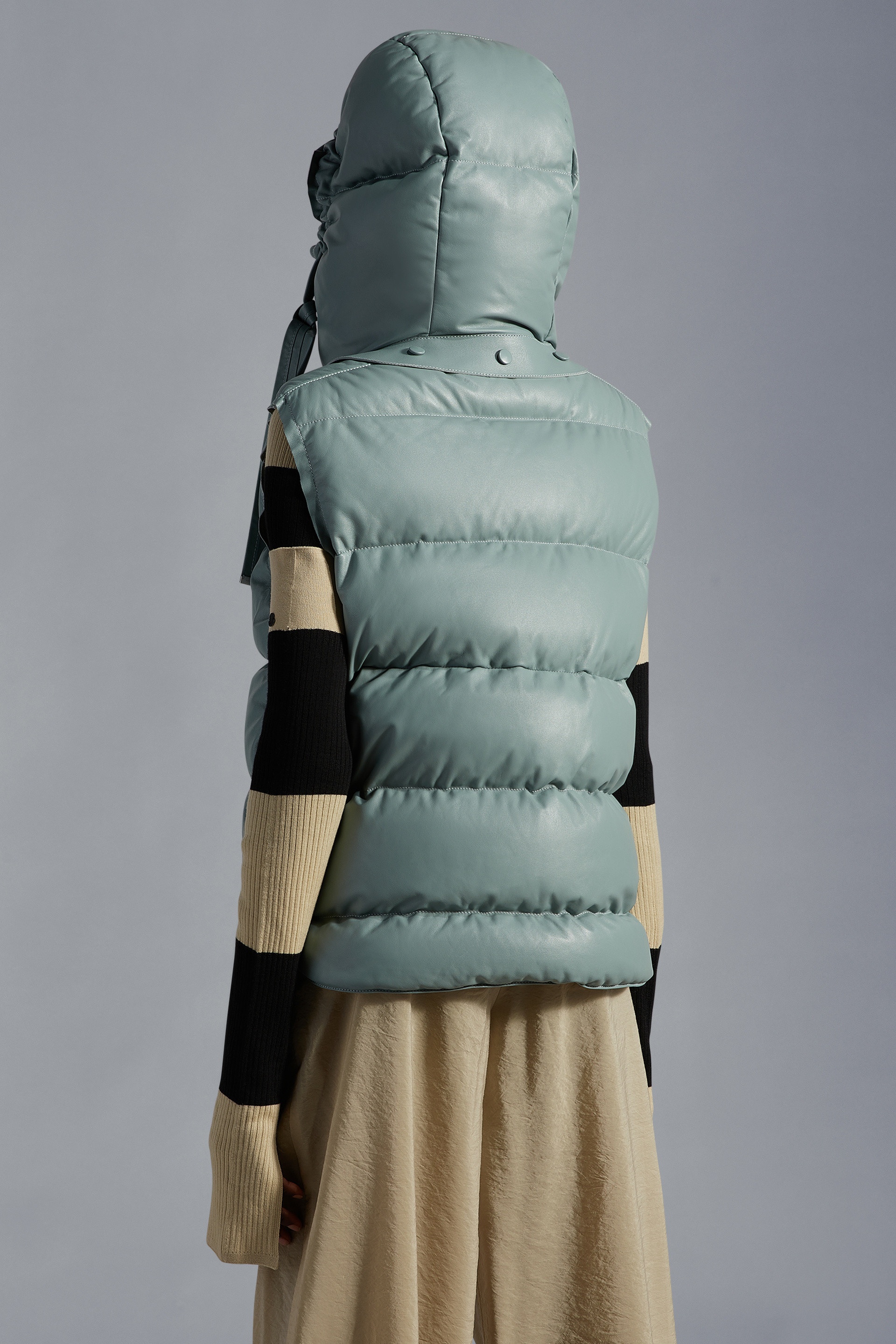 Nouri Leather Down Vest - 5