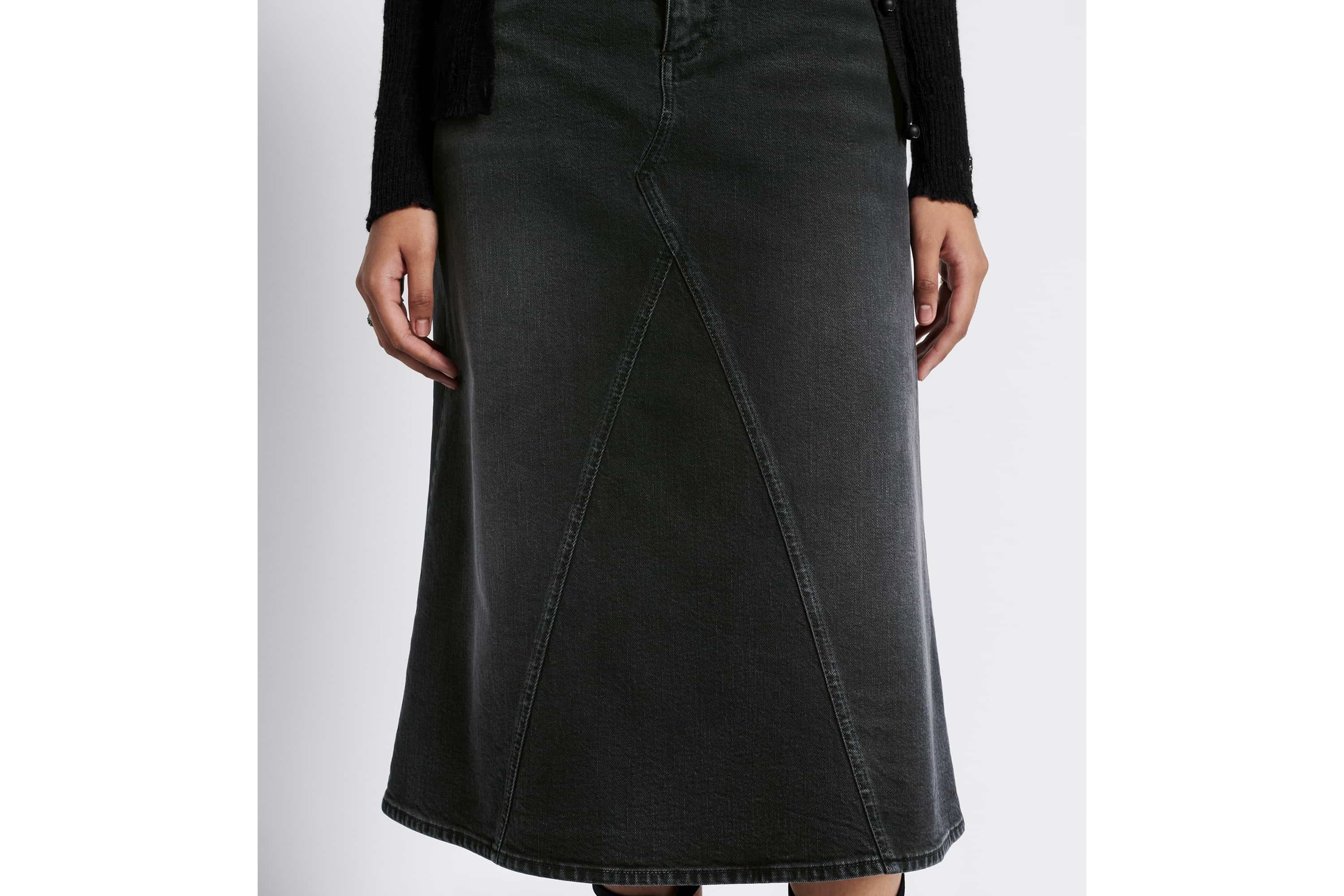 Flared Mid-Length Skirt - 5