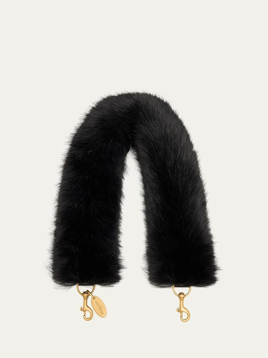 Faux Fur Shoulder Strap - 1