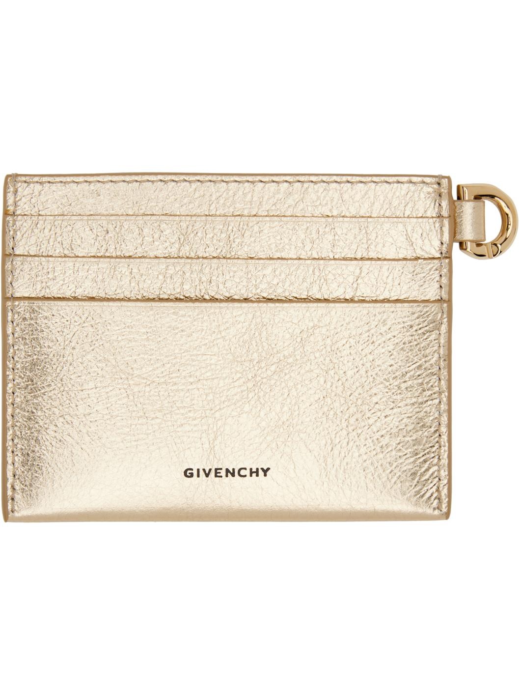 Gold Liquid 4G Card Holder - 2