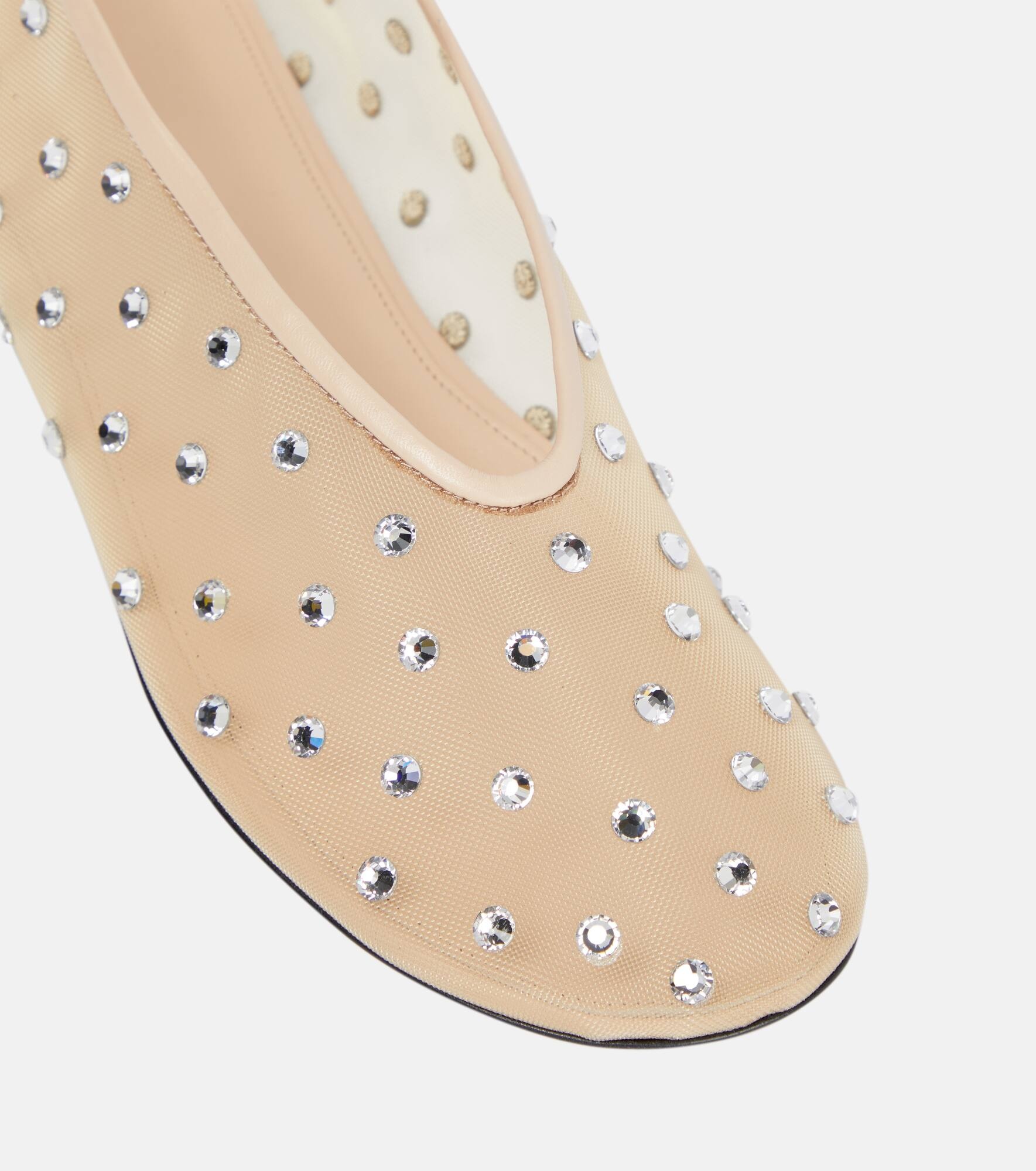 Marcy crystal-embellished ballet flats - 5