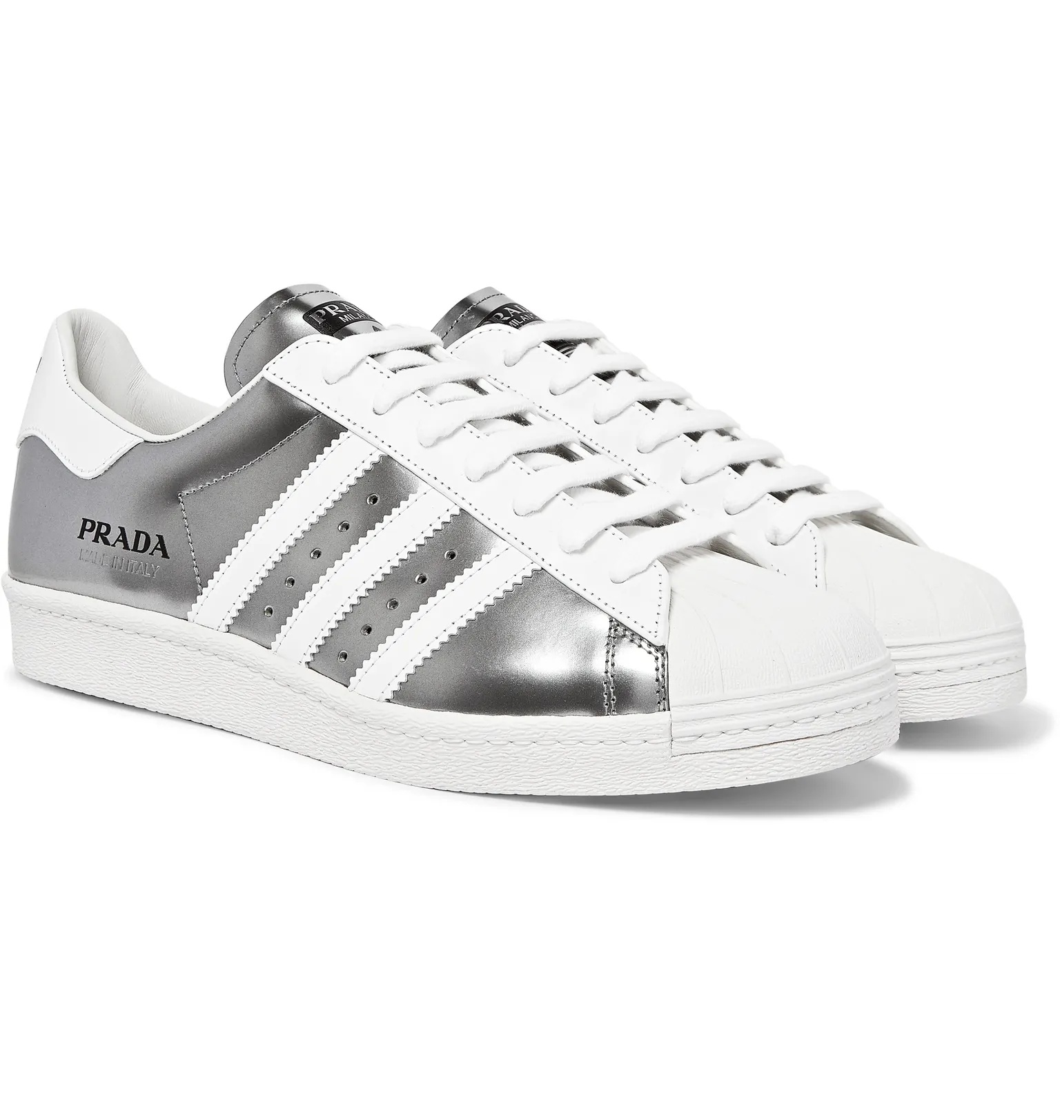 + Prada Superstar 450 Leather Sneakers - 2