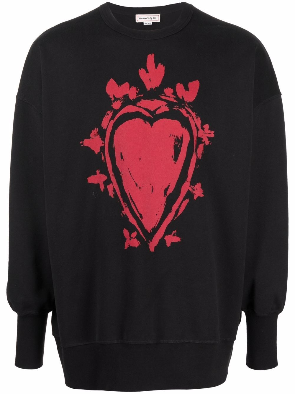 graphic-print long-sleeve sweatshirt - 1