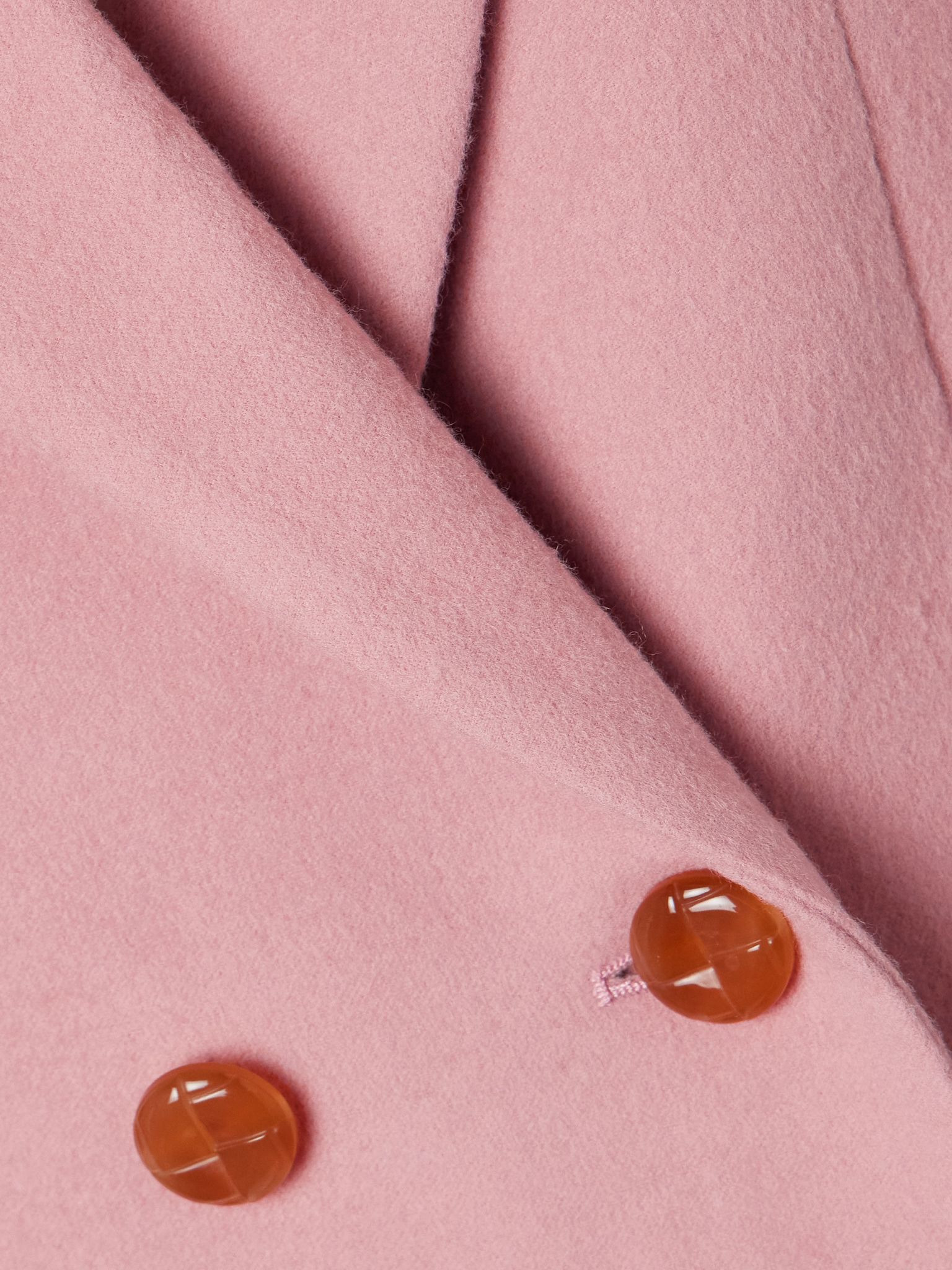 Charmer double-breasted wool and cashmere-blend felt blazer Pink - 4