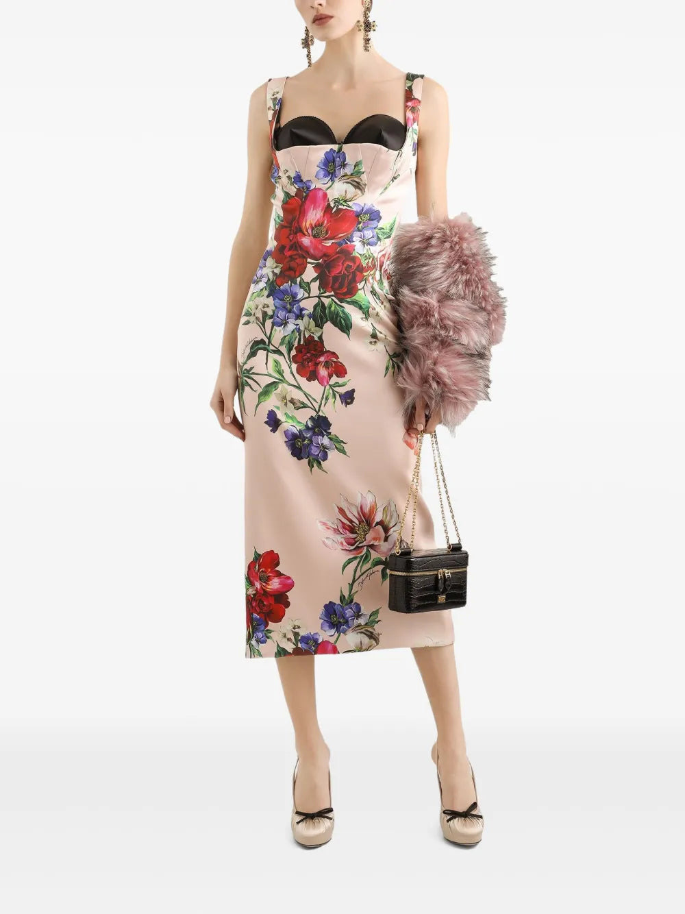 Dolce & Gabbana Women Floral Midi Dress - 2