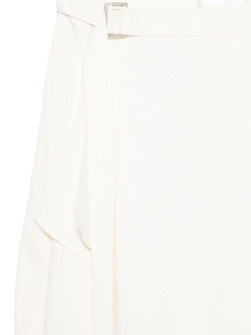 buckle draped midi skirt 3