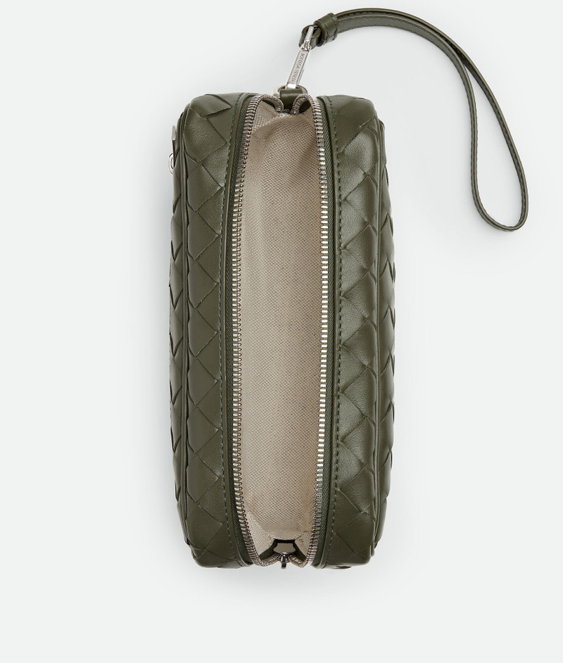 Intrecciato Small Pouch With Wristlet 3