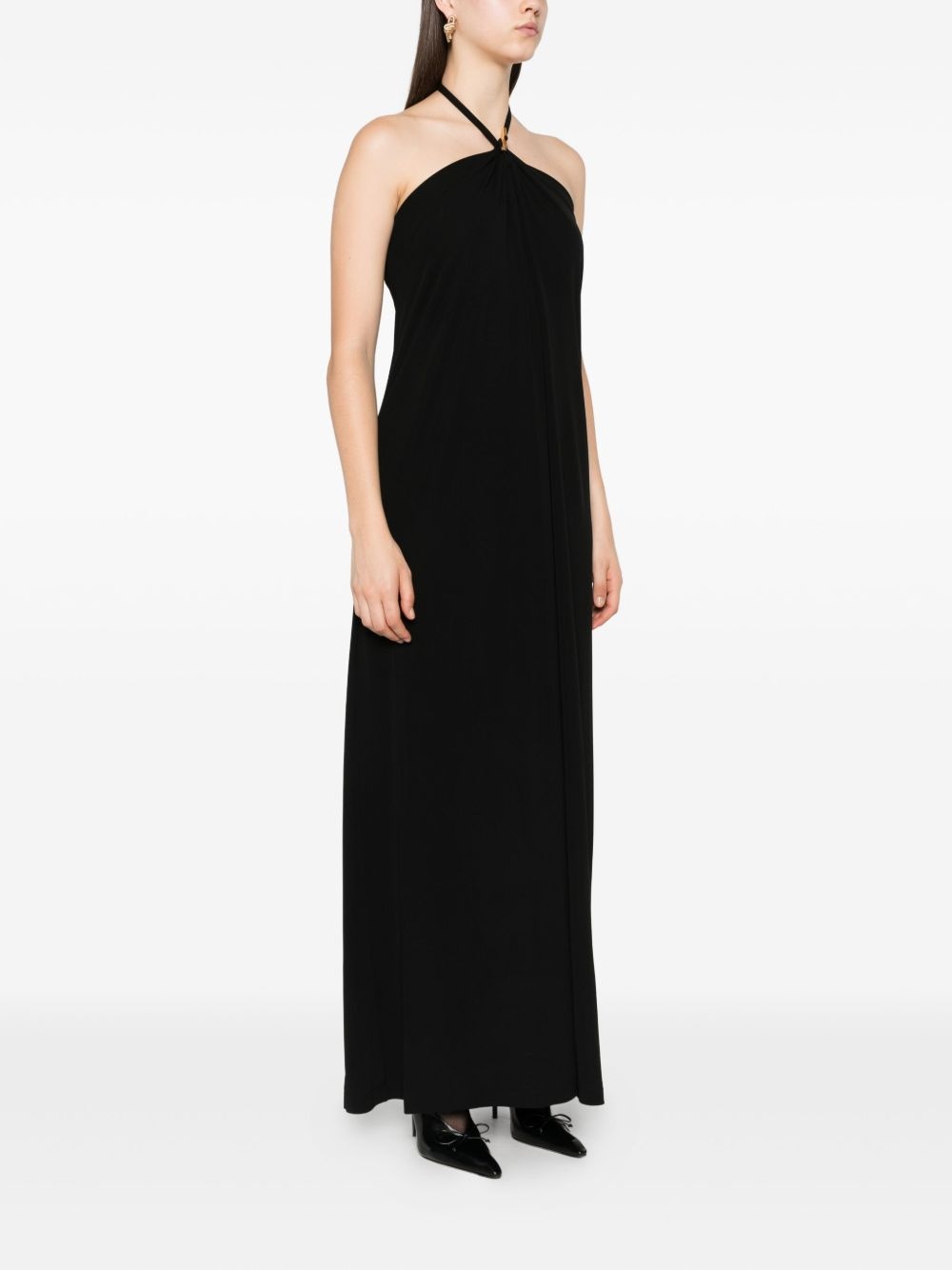 halterneck maxi day dress - 3