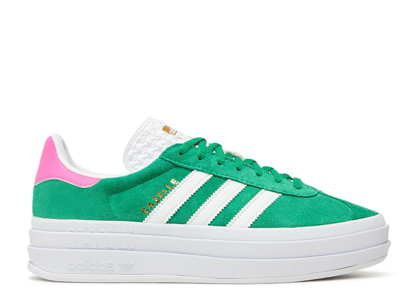 WMNS GAZELLE BOLD 'GREEN LUCID PINK' - 1