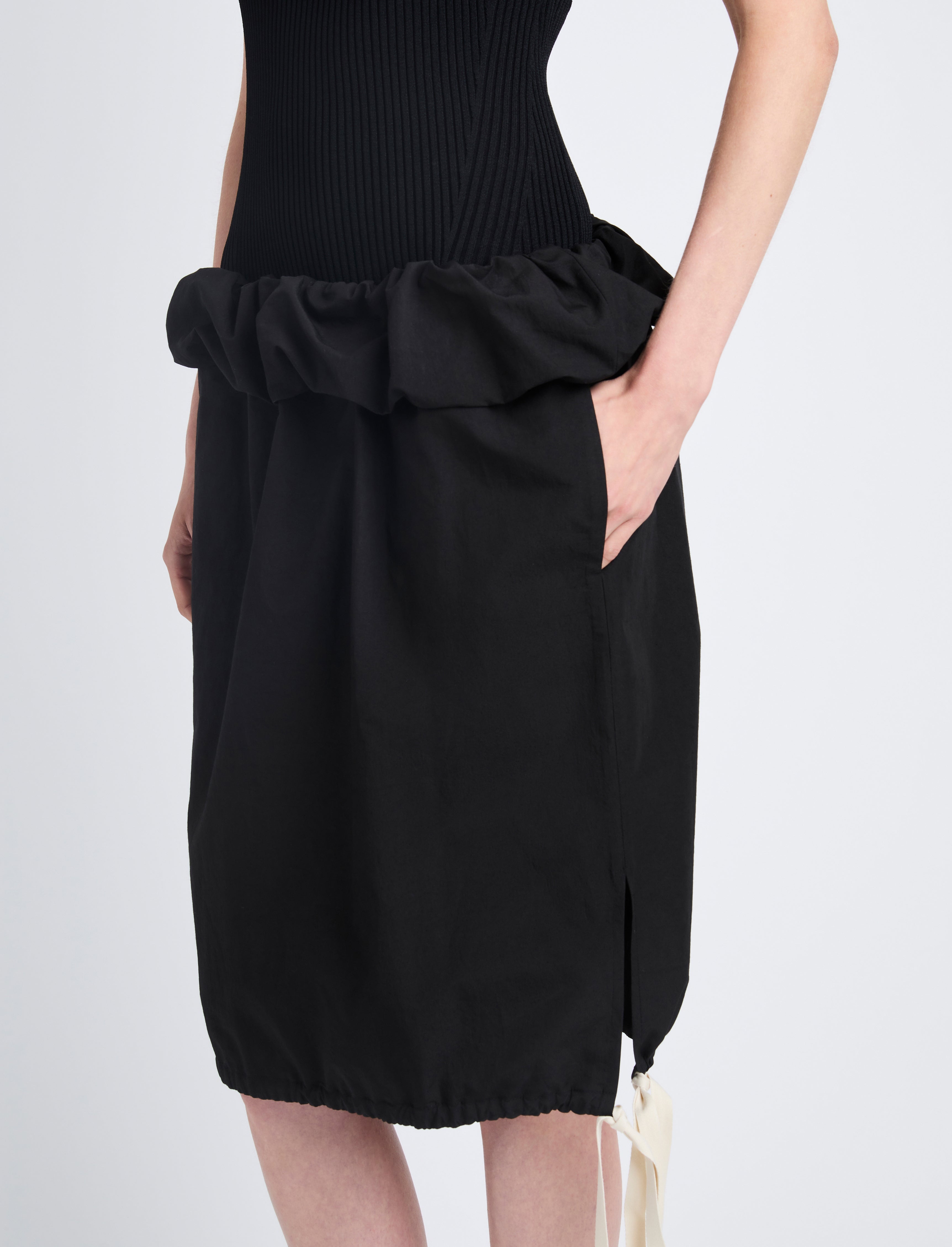 Hayley Skirt in Lightweight Crinkle Poplin - 5