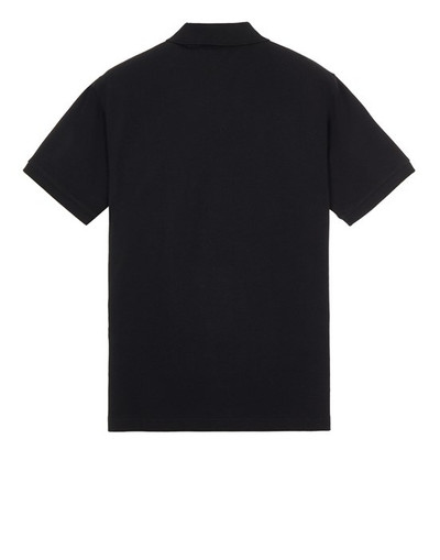 Stone Island 22R39 COTTON PIQUÉ BLACK outlook