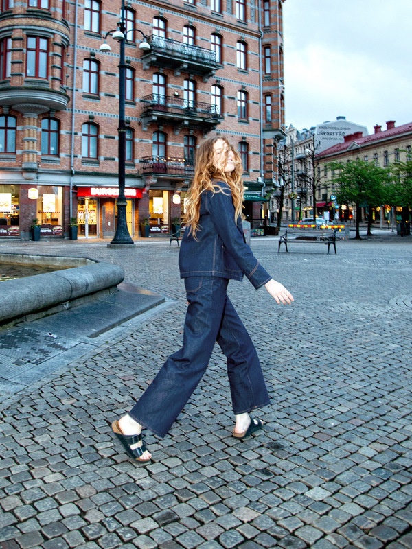 Holly Western Pants 70's Blue - 3