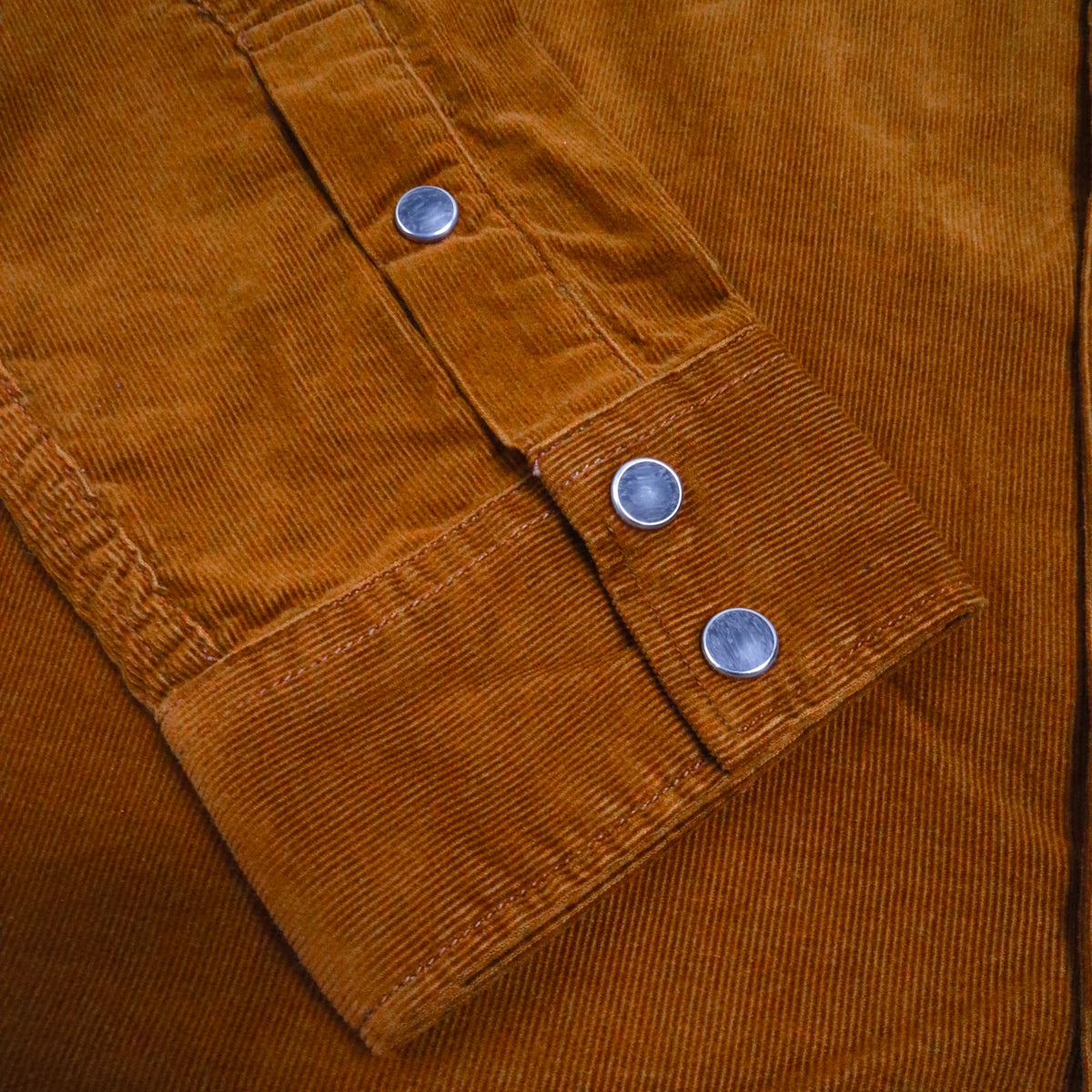 2230 Corduroy Curved Pocket Shirt Camel - 6