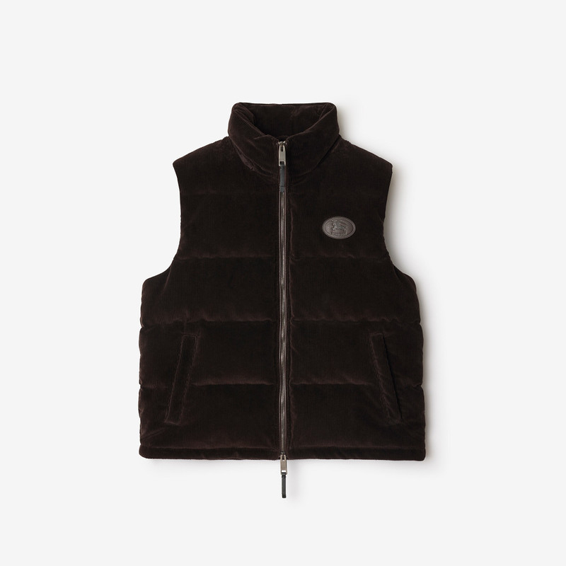 Corduroy Puffer Gilet 1