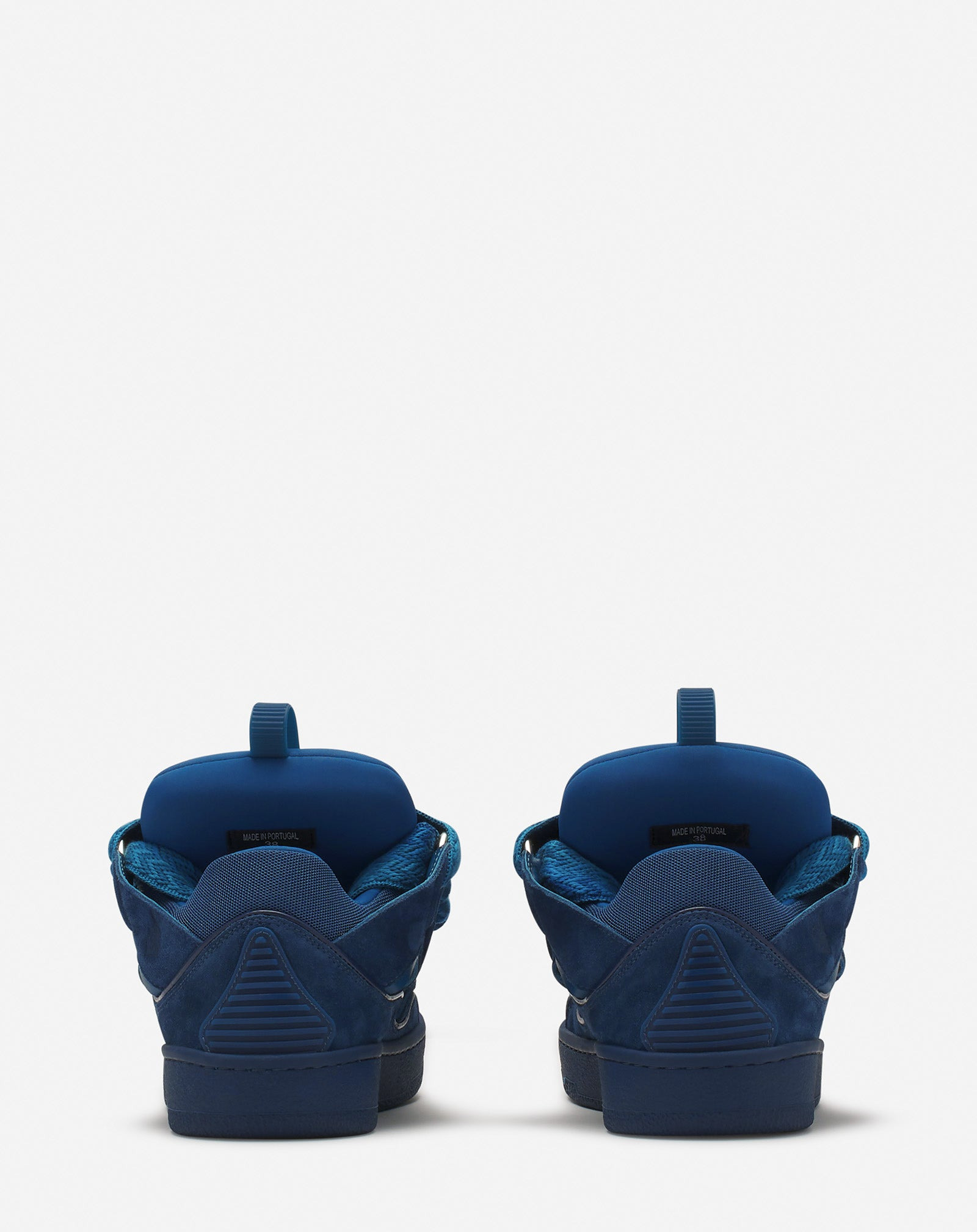 CURB LEATHER SNEAKERS - 4