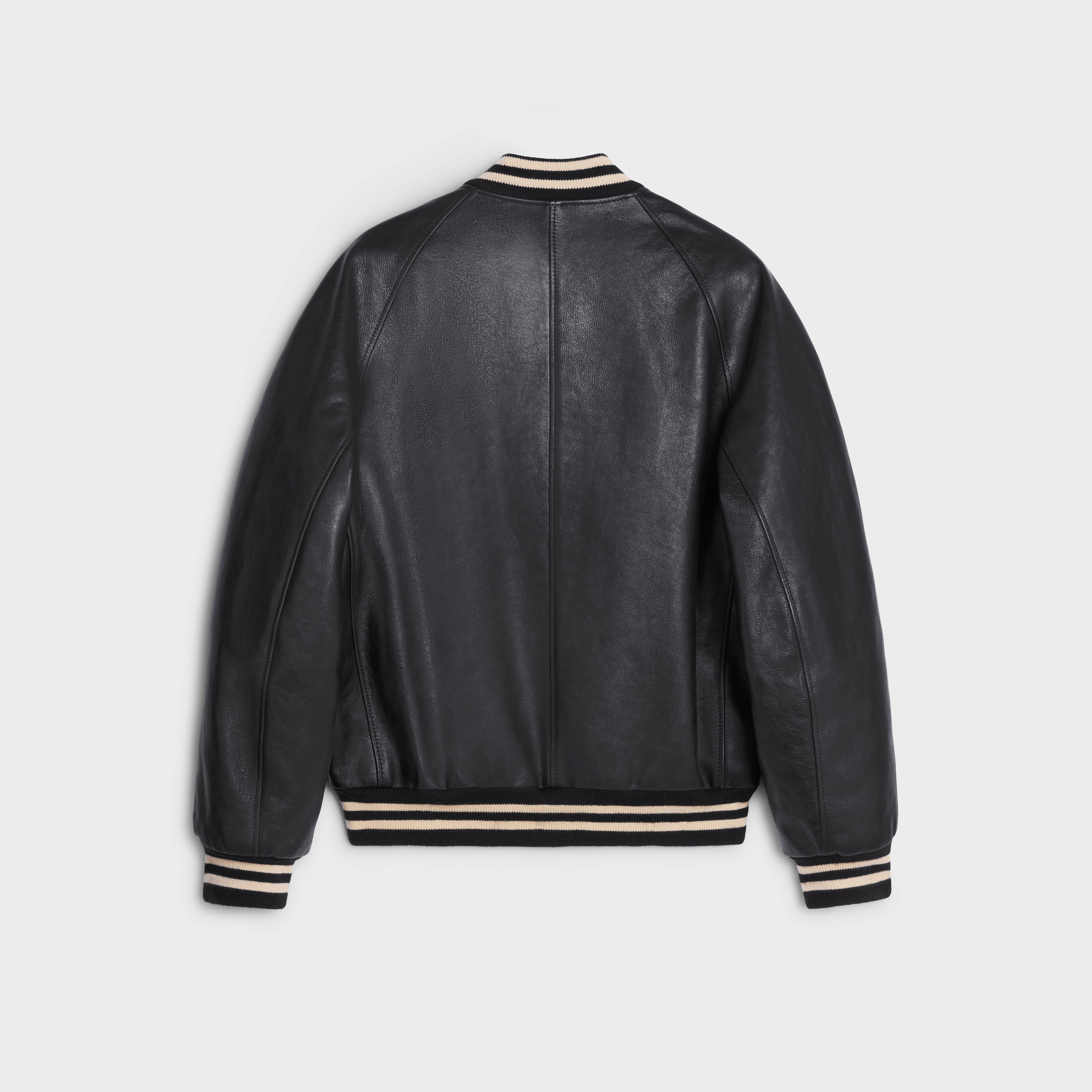 CELINE oversized teddy jacket in calfskin | REVERSIBLE