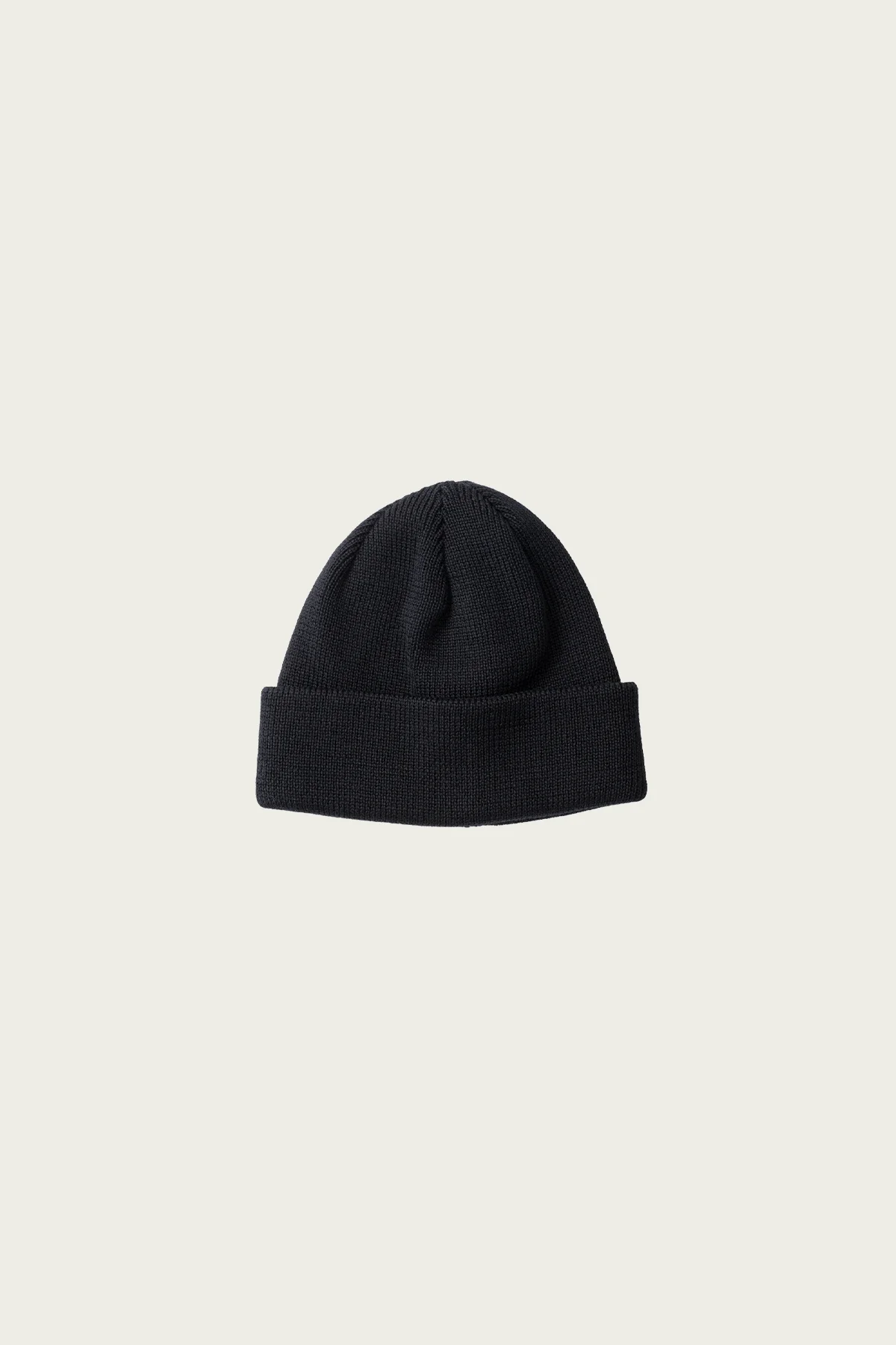 Knit Big Watch Cap - Black - 1
