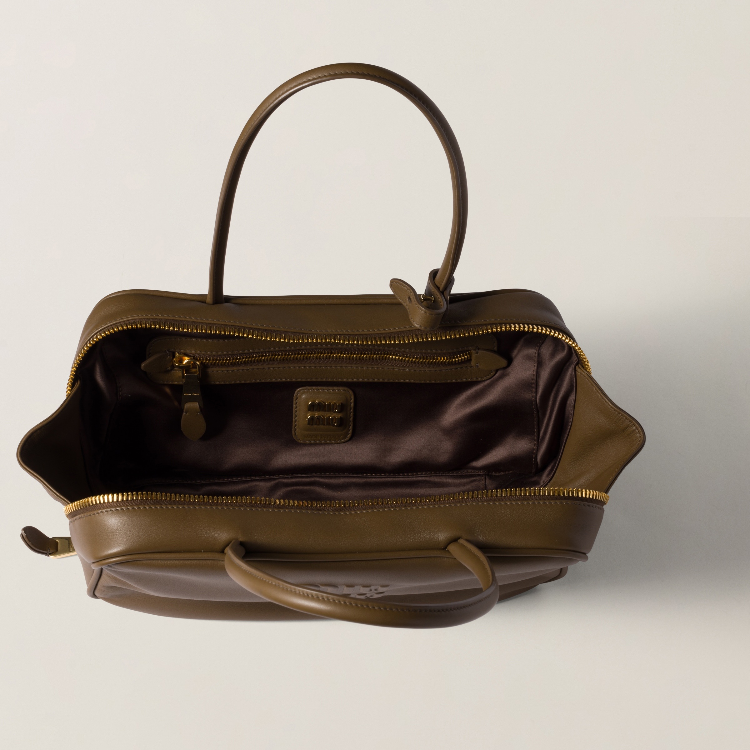 Beau leather top-handle bag - 6