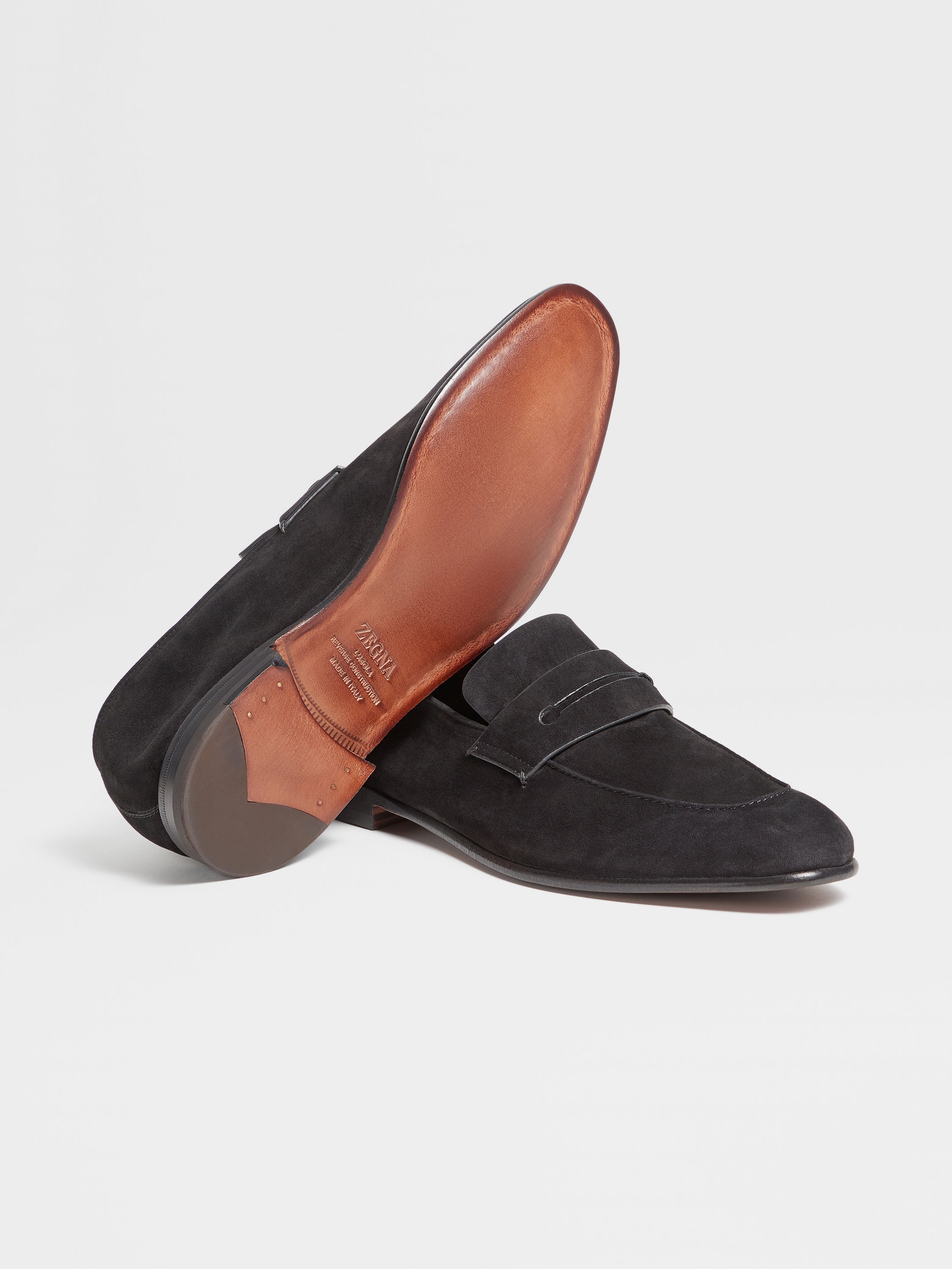 BLACK SUEDE L'ASOLA LOAFERS - 2