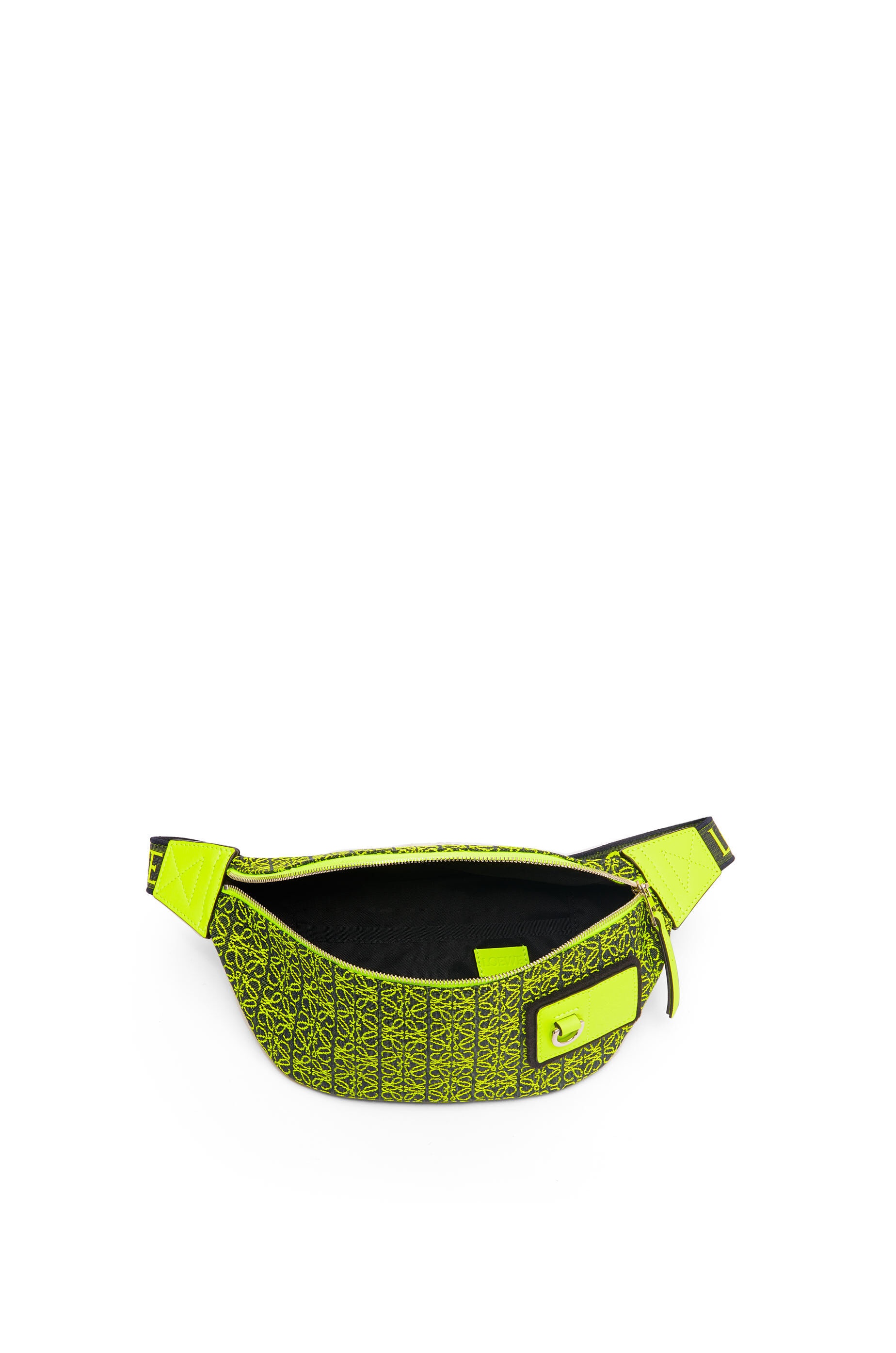 Bumbag in Anagram jacquard and calfskin - 3