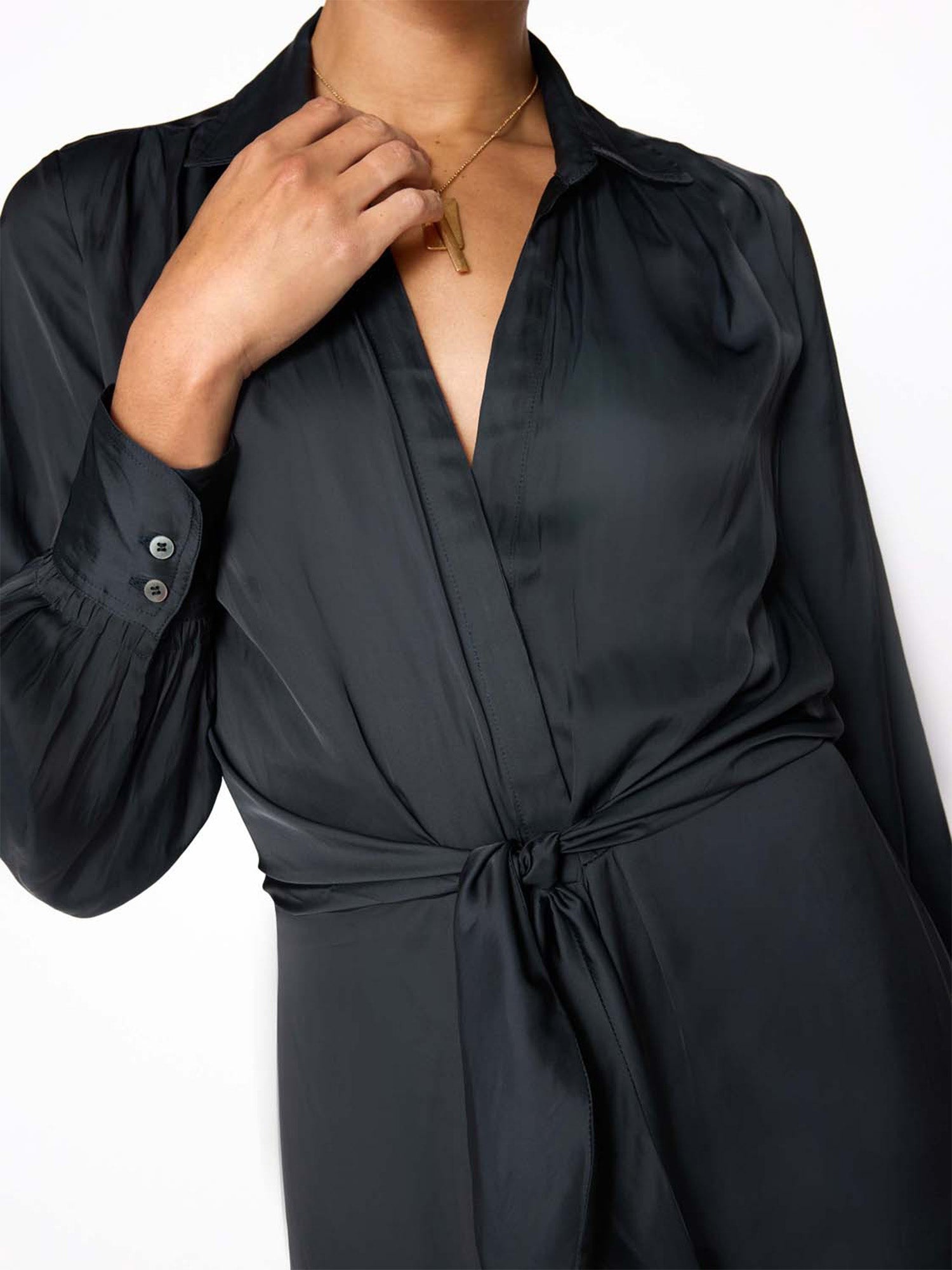 The Madsen Midi Shirt Dress - 3