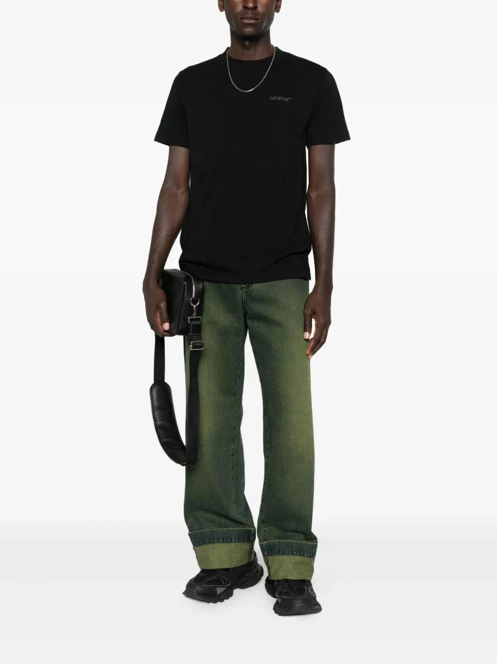 Off White Men `Bookish` Slim Short Sleeve T-Shirt - 2