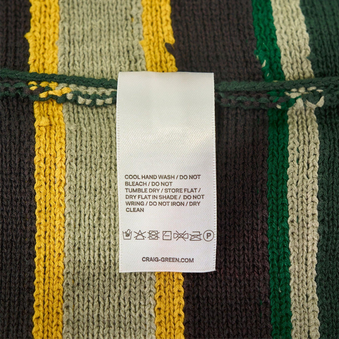 Tape Knit V-Neck Jumper - 3