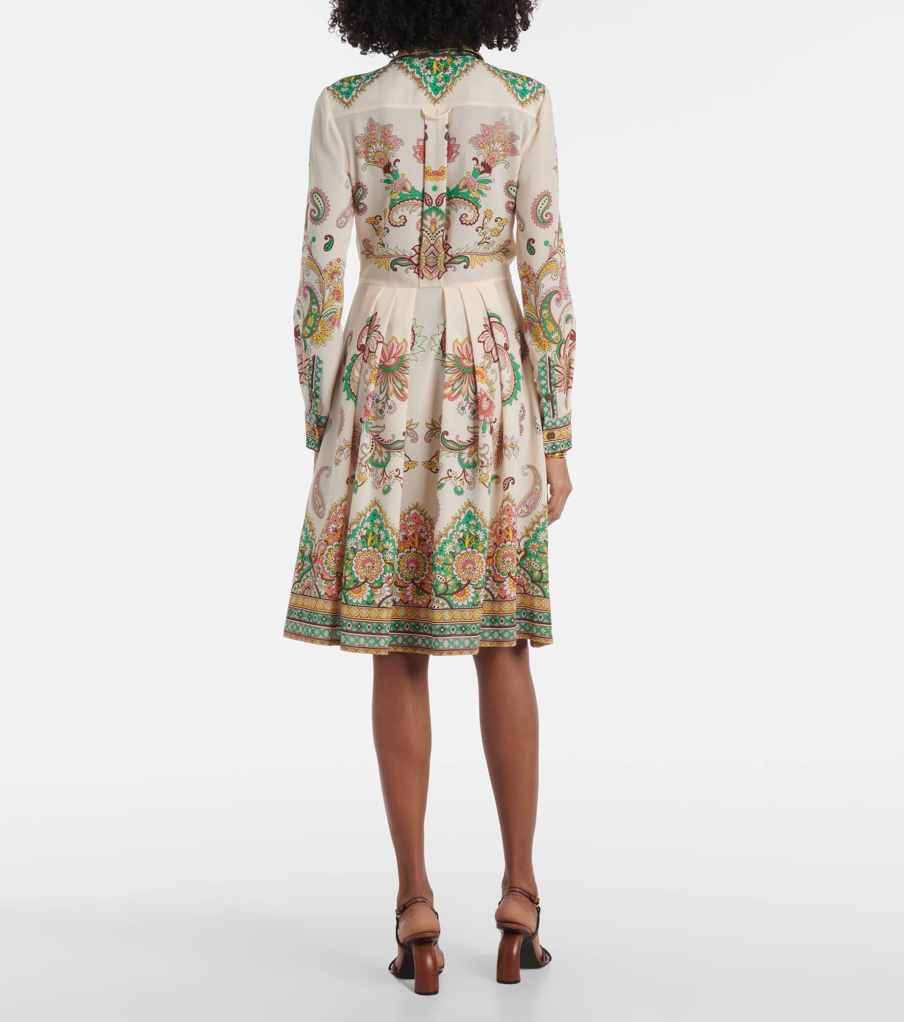 Paisley midi dress - 3
